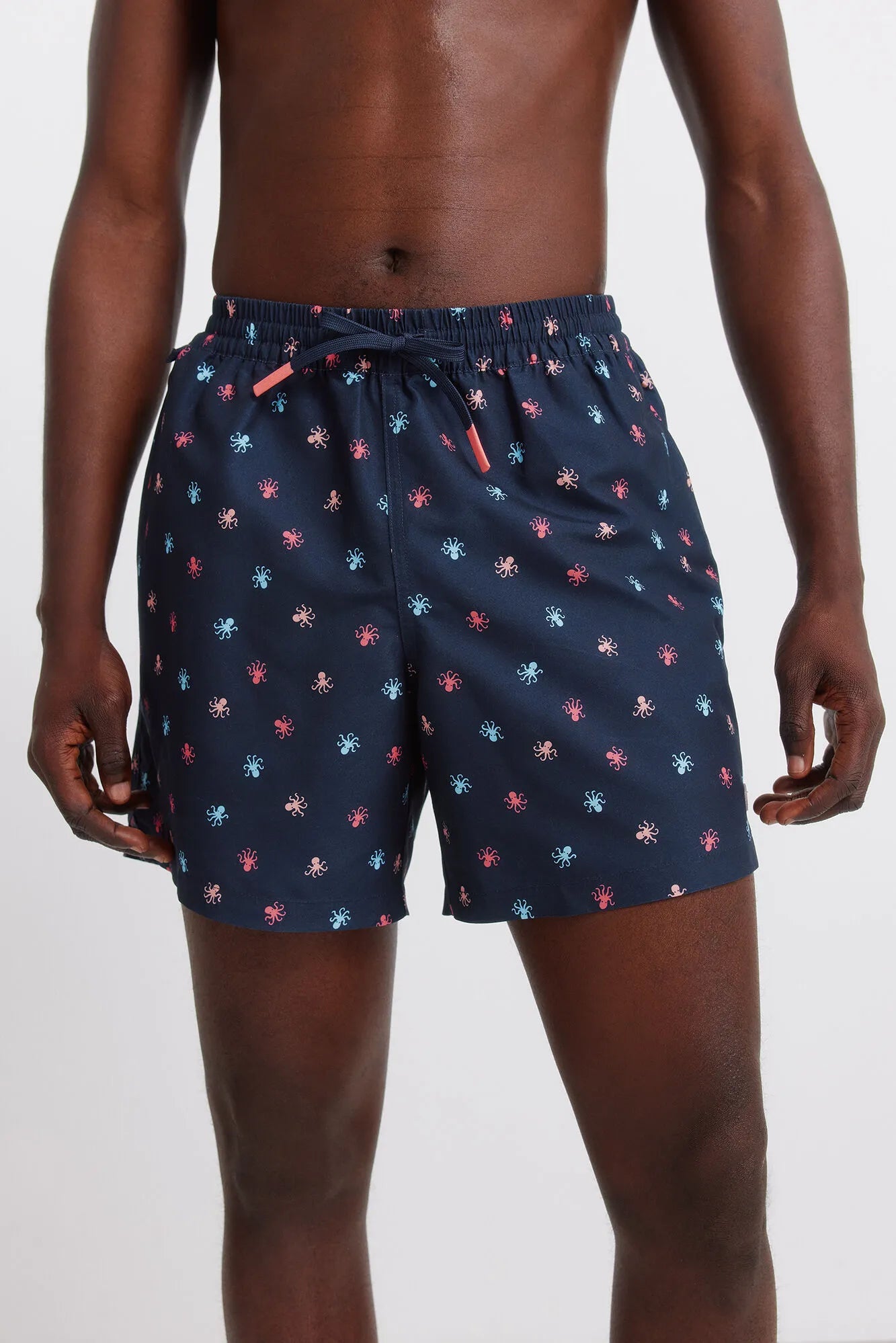 Springfield Blue Men Octopus Print Swimwear SKU: 0593922_12 Image 02
