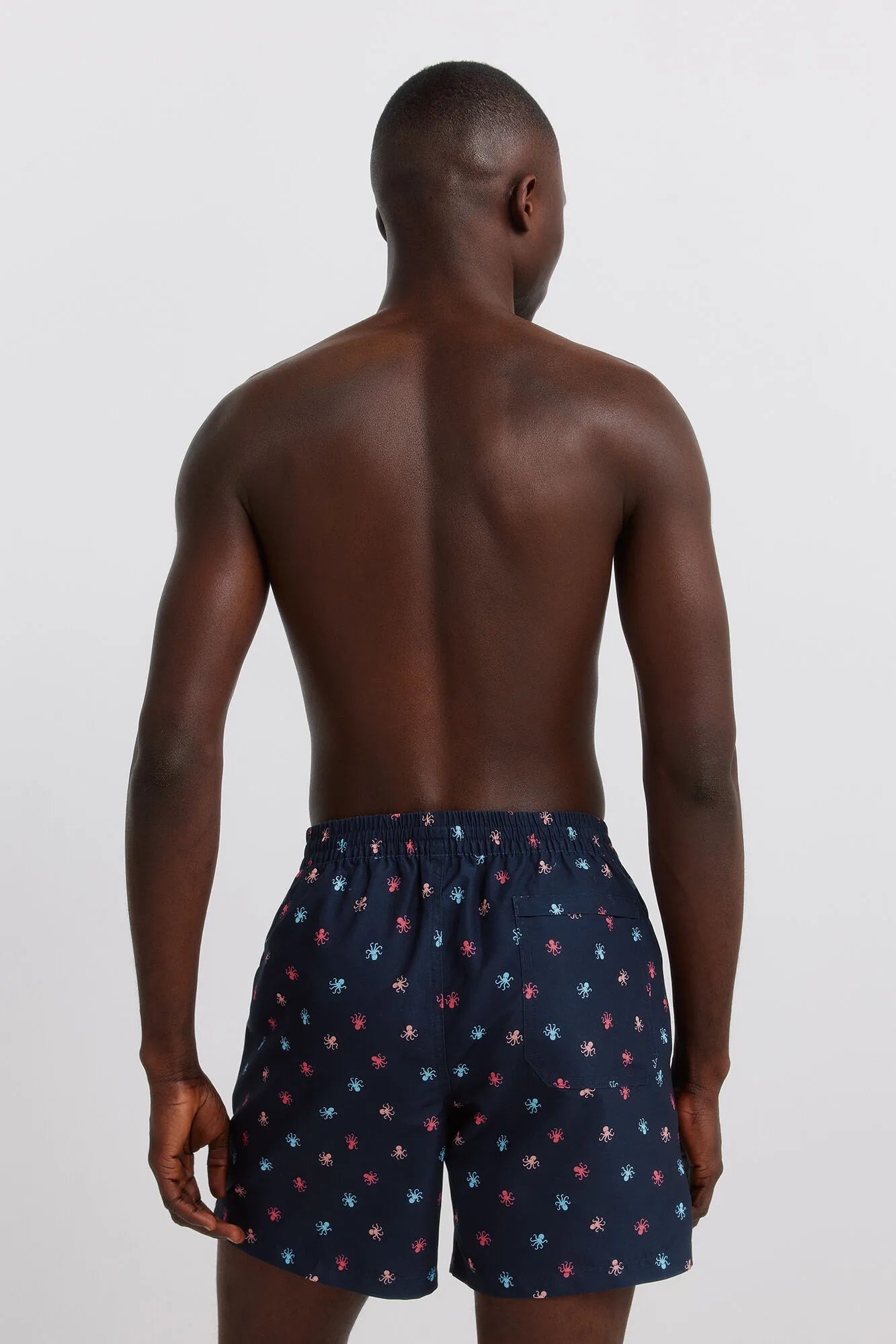 Springfield Blue Men Octopus Print Swimwear SKU: 0593922_12 Image 06