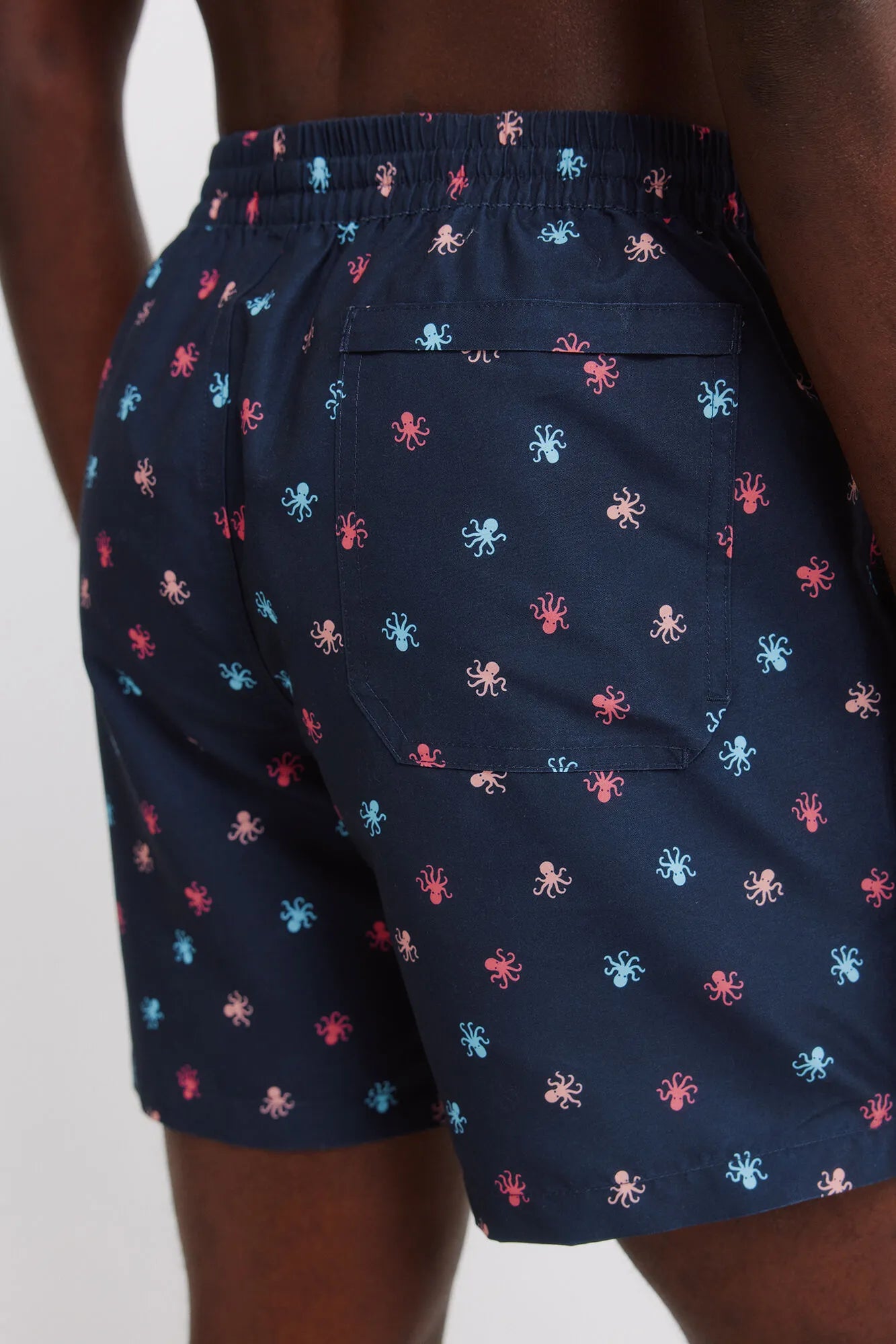 Springfield Blue Men Octopus Print Swimwear SKU: 0593922_12 Image 07