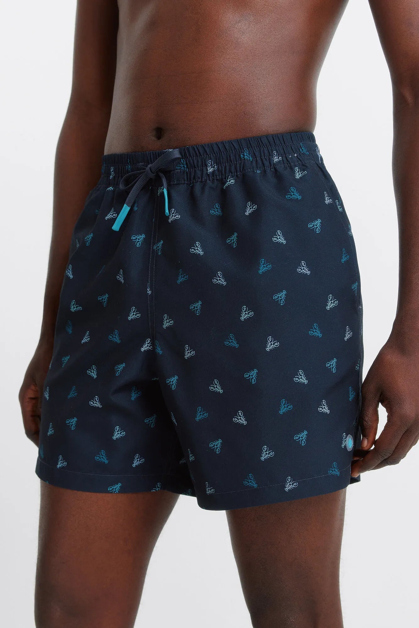 Springfield Blue Men Lobster Print Swimwear SKU: 0593923_11 Image 02