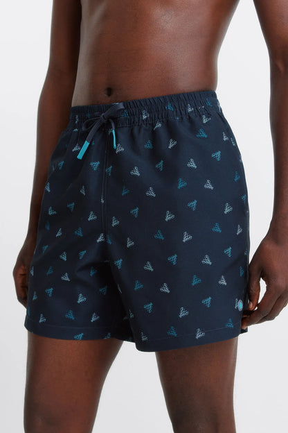 Springfield Blue Men Lobster Print Swimwear SKU: 0593923_11 Image 02