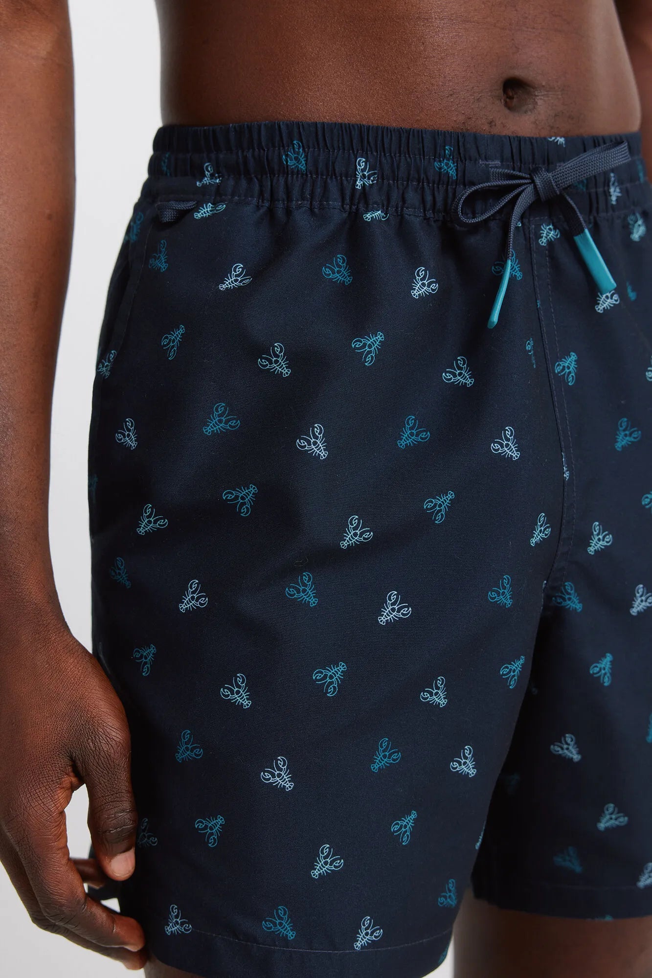 Springfield Blue Men Lobster Print Swimwear SKU: 0593923_11 Image 04