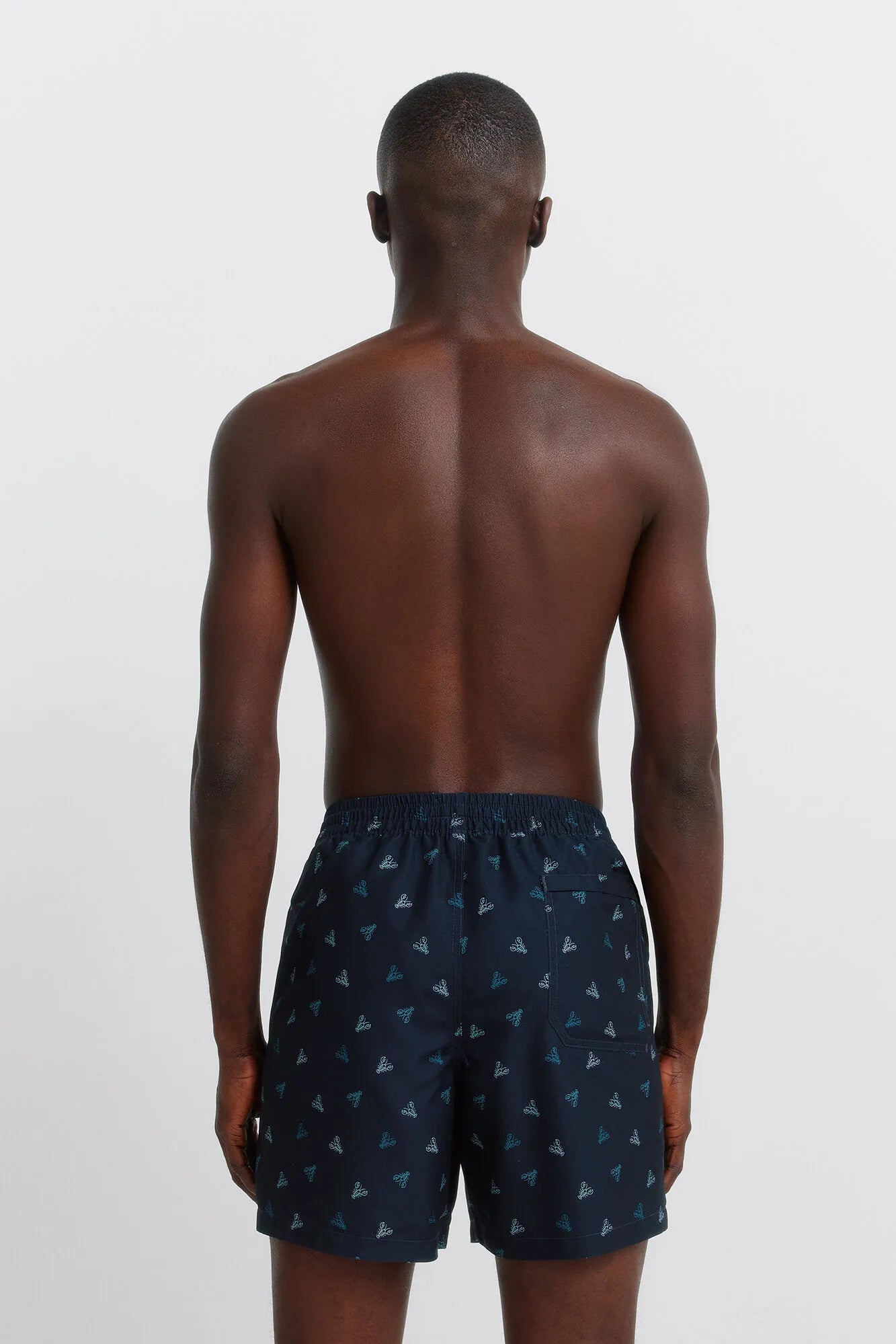 Springfield Blue Men Lobster Print Swimwear SKU: 0593923_11 Image 06