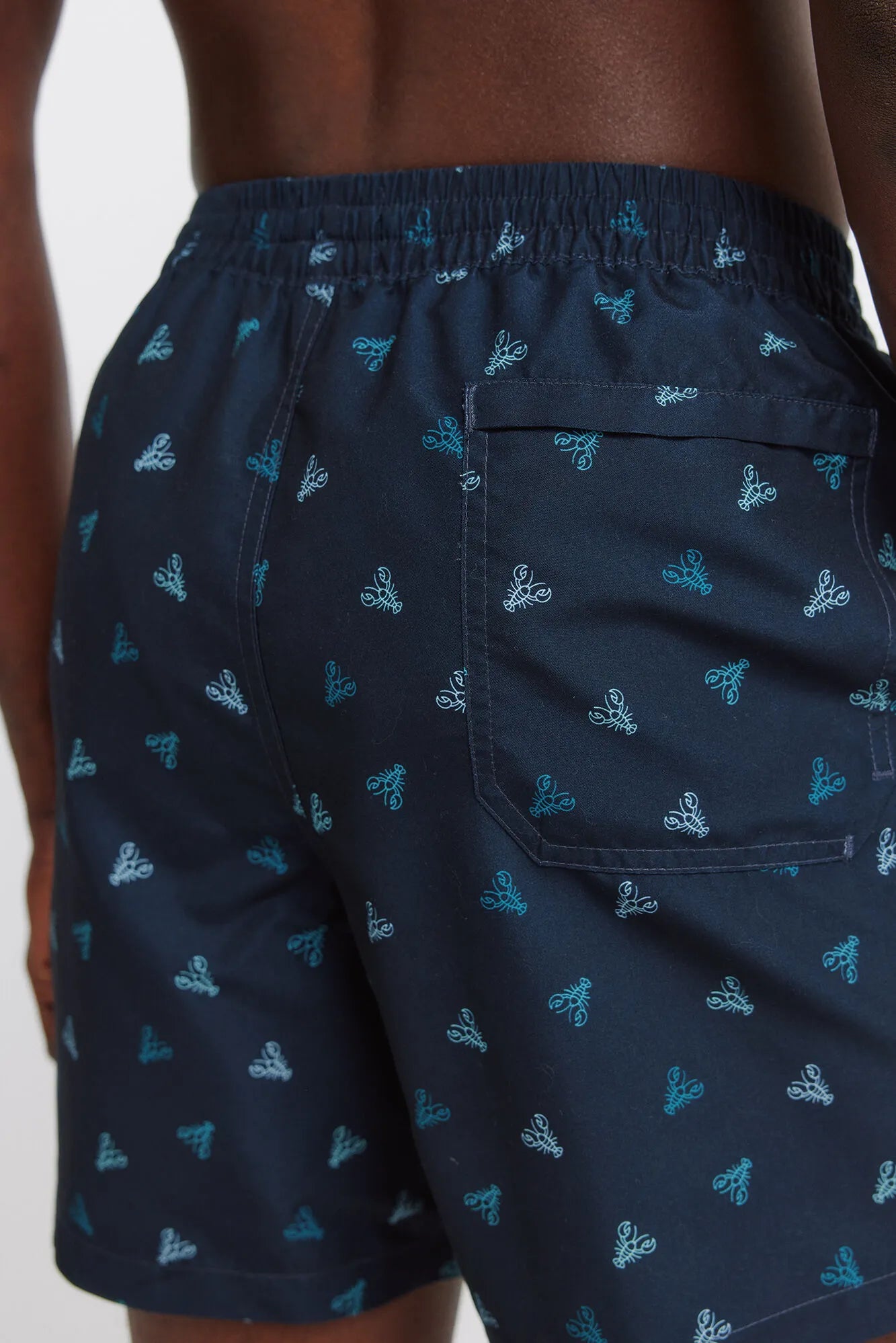 Springfield Blue Men Lobster Print Swimwear SKU: 0593923_11 Image 07