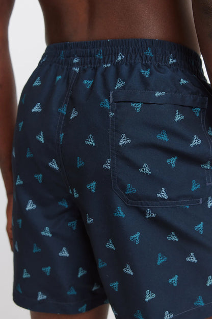 Springfield Blue Men Lobster Print Swimwear SKU: 0593923_11 Image 07