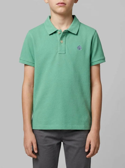 Springfield Green Boys Basic Polo Shirt SKU: 0643121_26 Image 00