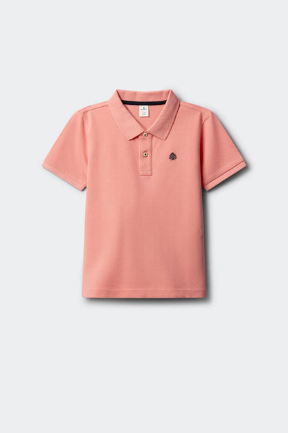 Springfield Red Boys Basic Polo Shirt SKU: 0643122_58 Image 01