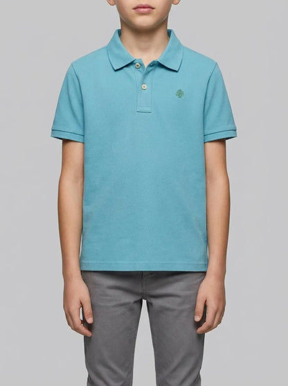 Springfield Blue Boys Basic Polo Shirt SKU: 0643122_80 Image 00