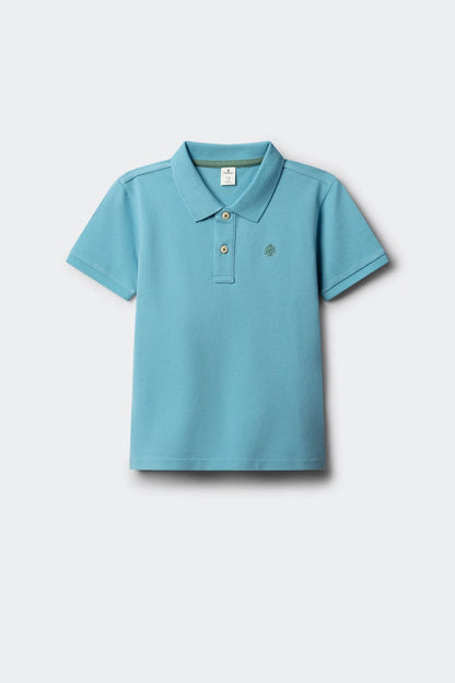 Springfield Blue Boys Basic Polo Shirt SKU: 0643122_80 Image 01