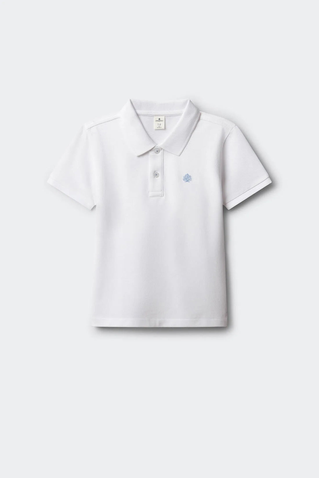 Springfield White Boys Basic Polo Shirt SKU: 0643122_99 Image 01
