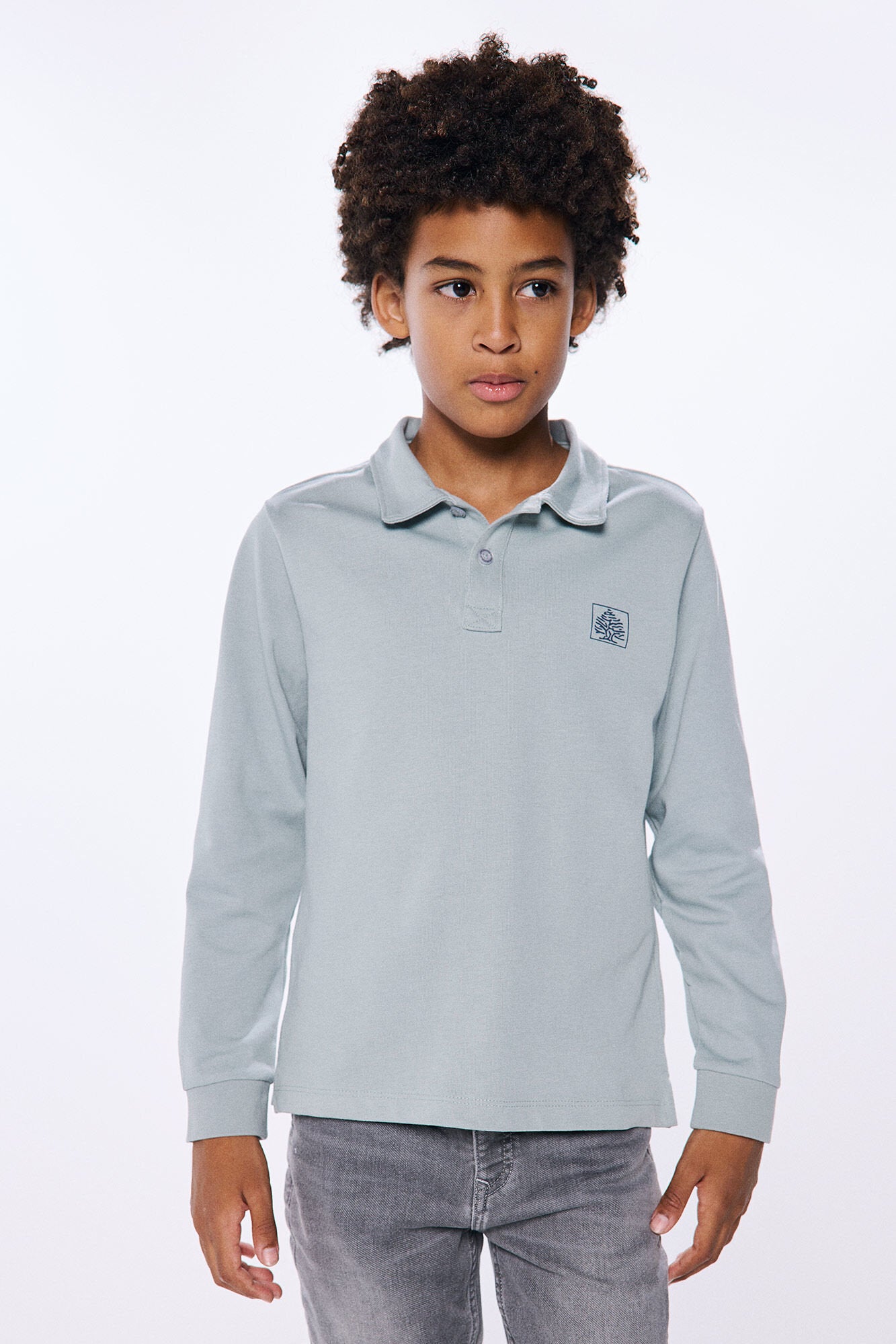 Long Sleeve Boy Polo Shirt_0648276_81_04