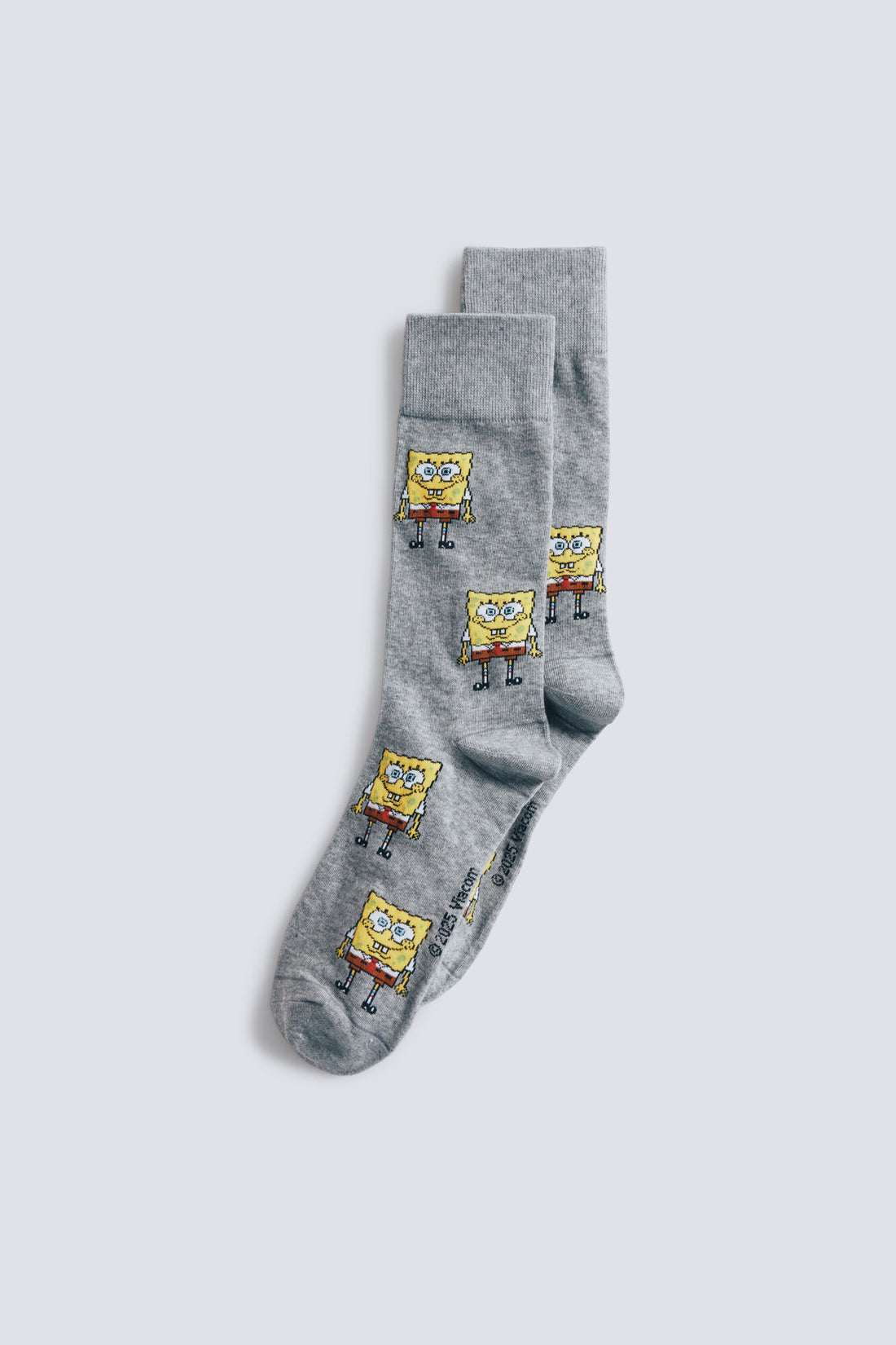 Springfield_Medium_Grey_Spongebob Socks_0652103_46_01