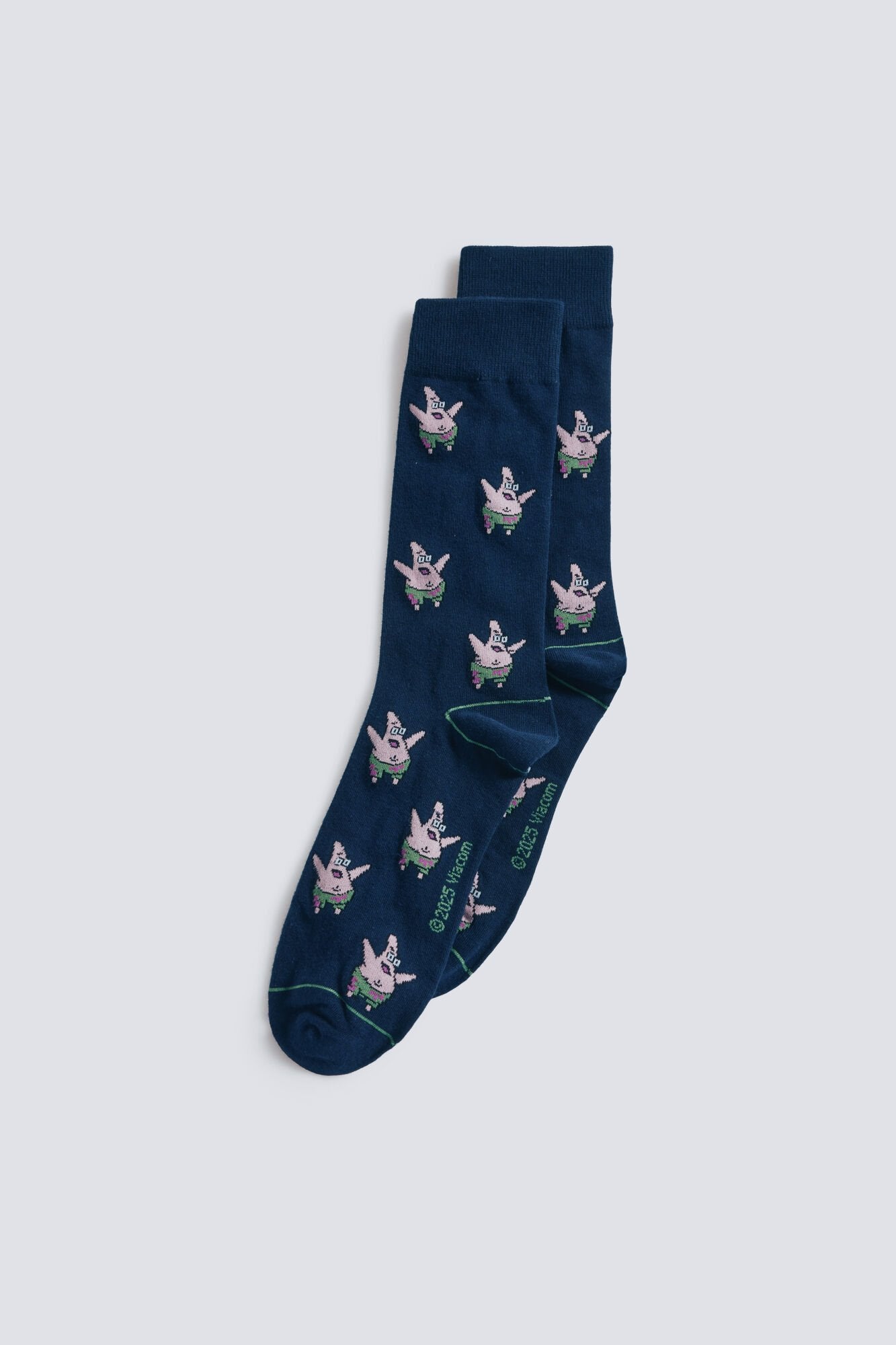 Springfield_Medium_Blue_Spongebob Patrick Socks_0652104_12_01