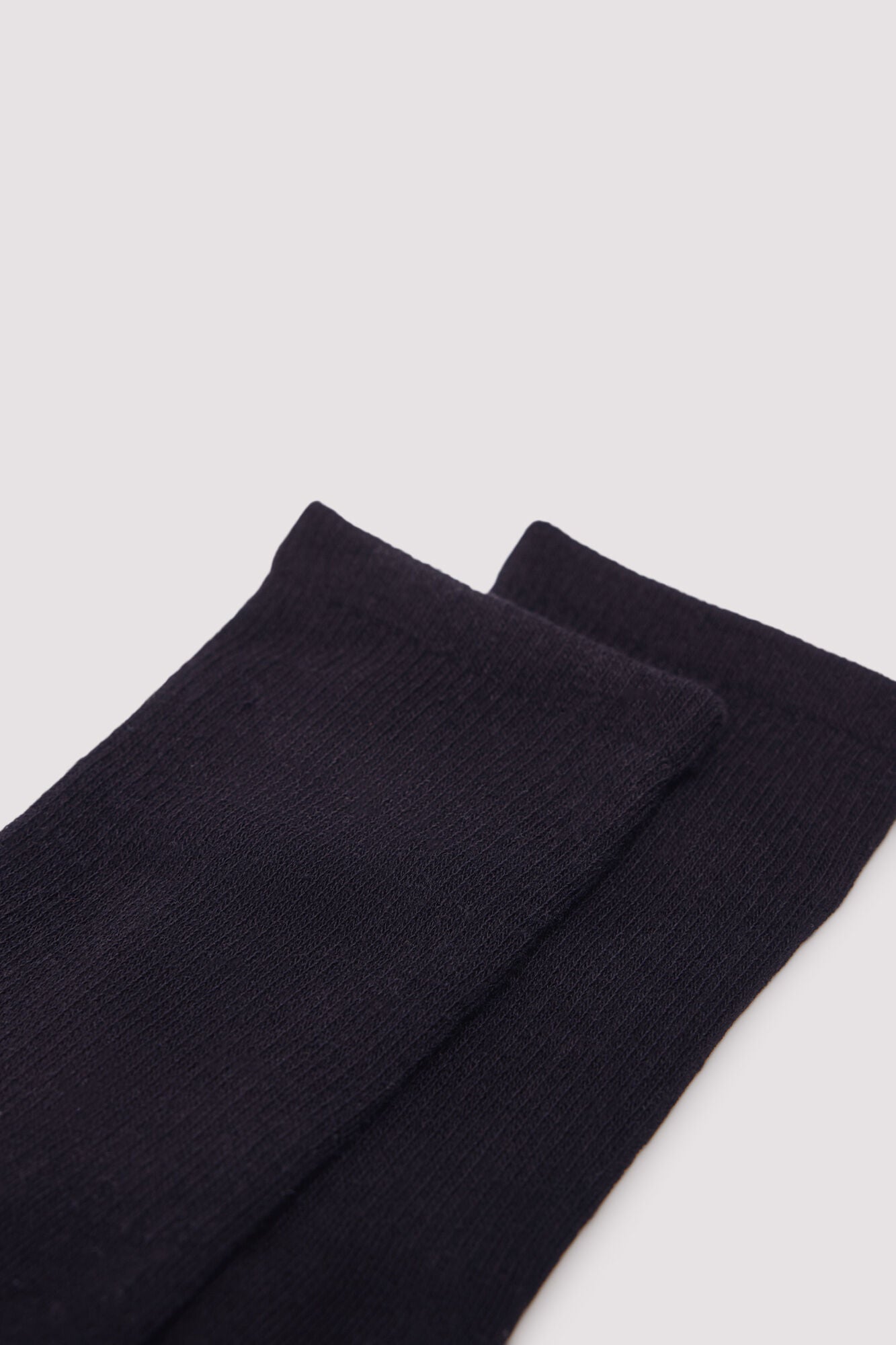 Springfield_Black_Two-Tone Textured Cotton Sock_0652113_01_02