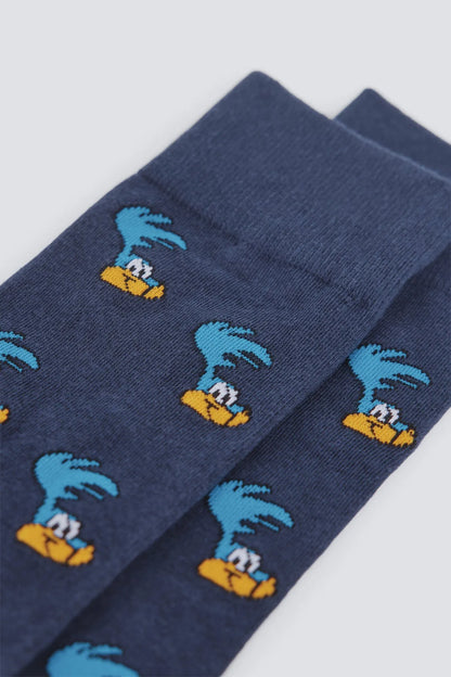 Springfield Gray Men Long Sock Correcaminos SKU: 0653632_46 Image 02