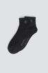 Springfield Black Men Ribbed Ankle Sock SKU: 0653646_01 Image 01