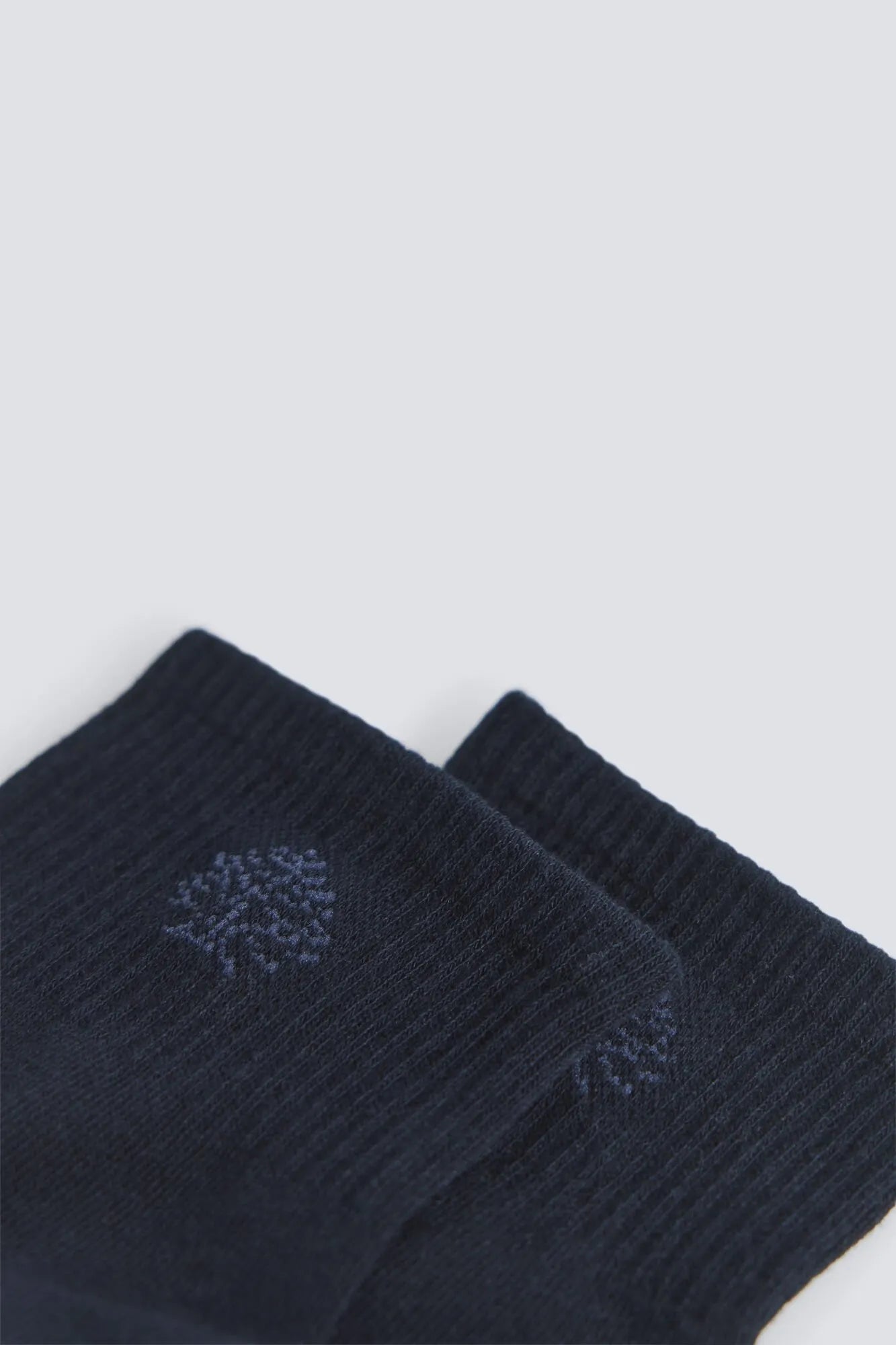 Springfield Blue Men Ribbed Ankle Sock SKU: 0653646_11 Image 02