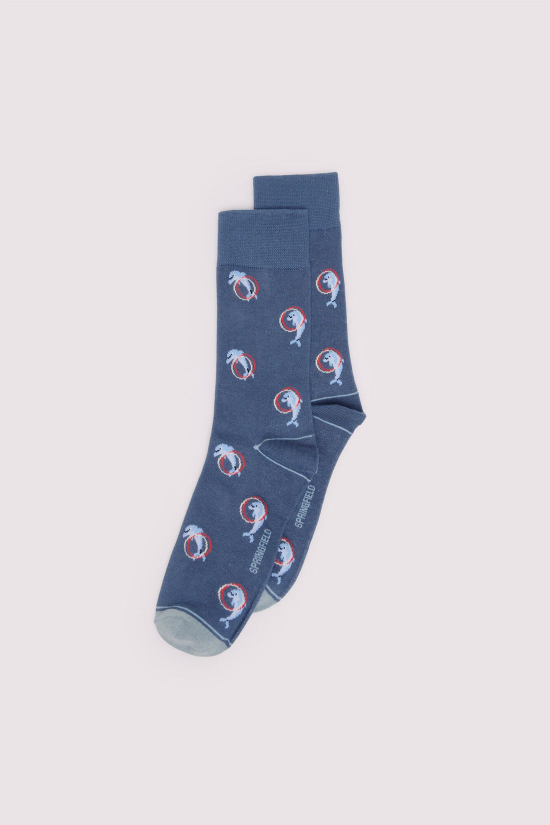 Springfield_Jacquard Dolphins Sock_0659153_83_01