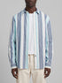Springfield Blue Men Striped Cotton Shirt SKU: 0943172_12 Image 00