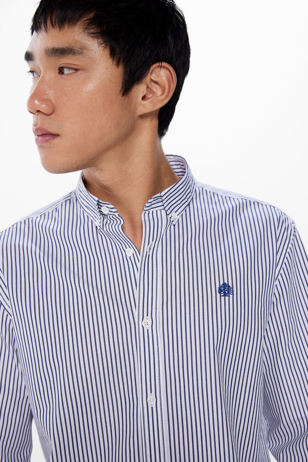 Button Down Shirt With Logo_0947621_16_02
