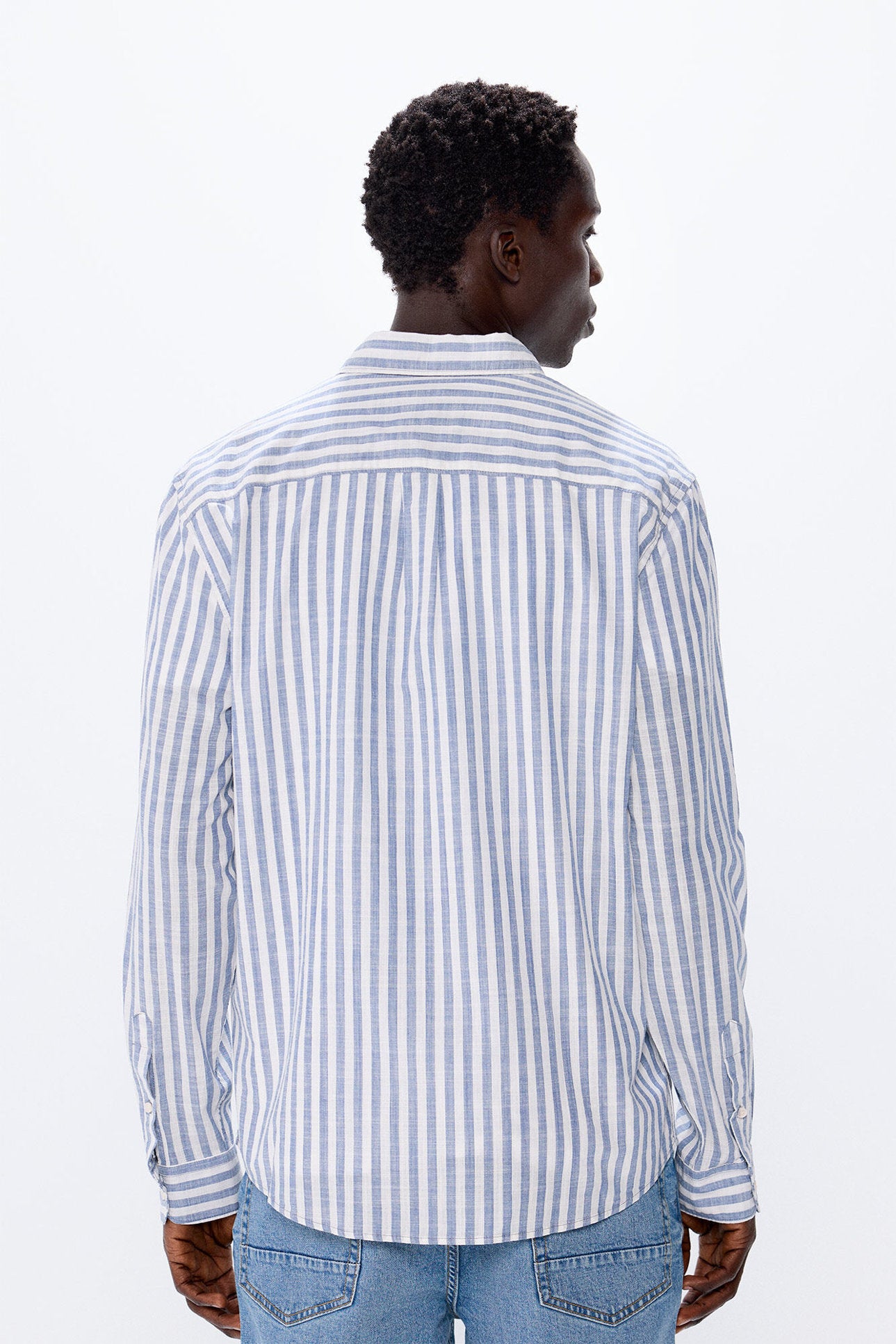 Light Fabric Shirt with Stripes_0948761_12_04