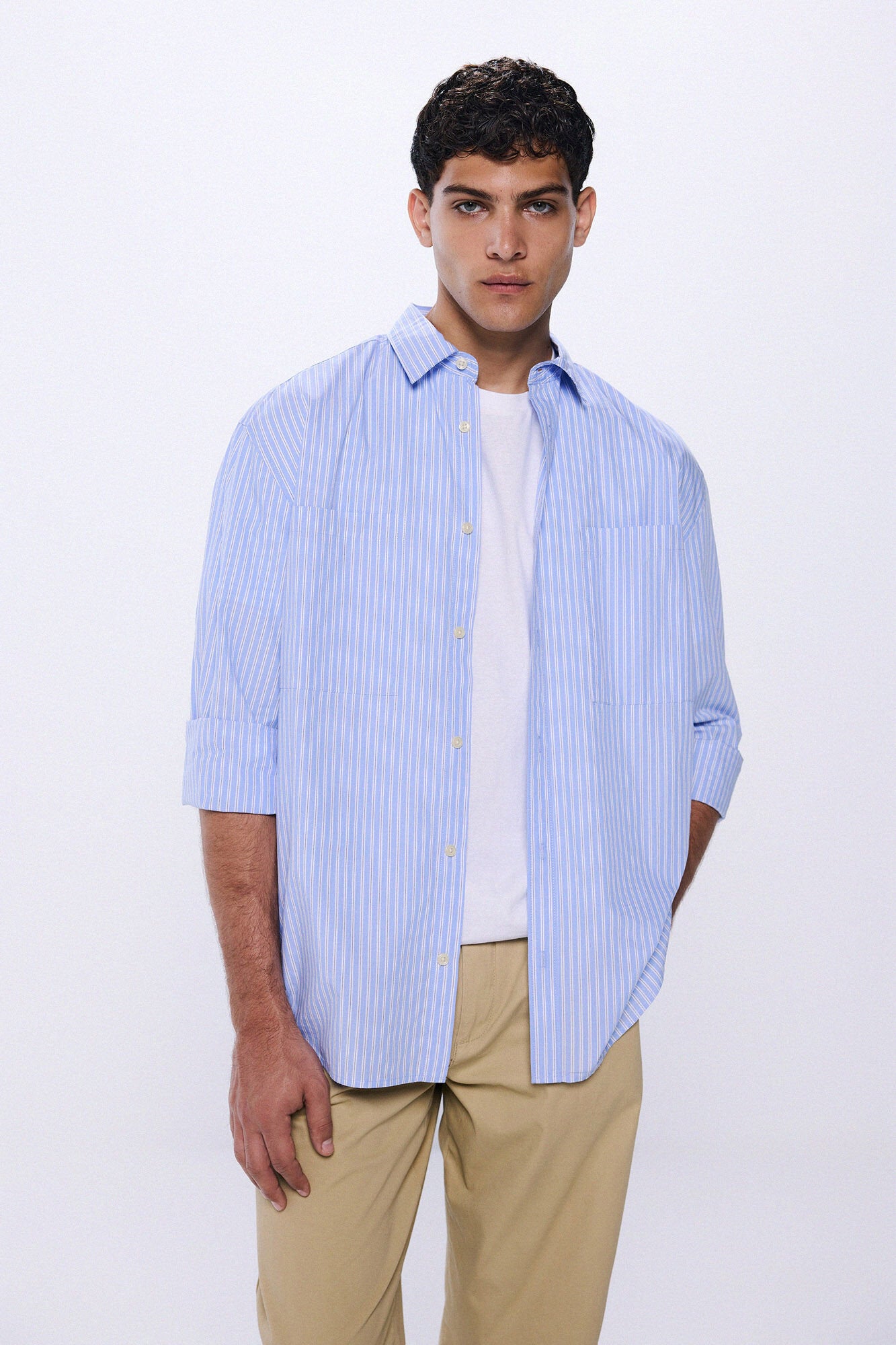 Shirt Oversize Papier with Stripes_0948764_15_01