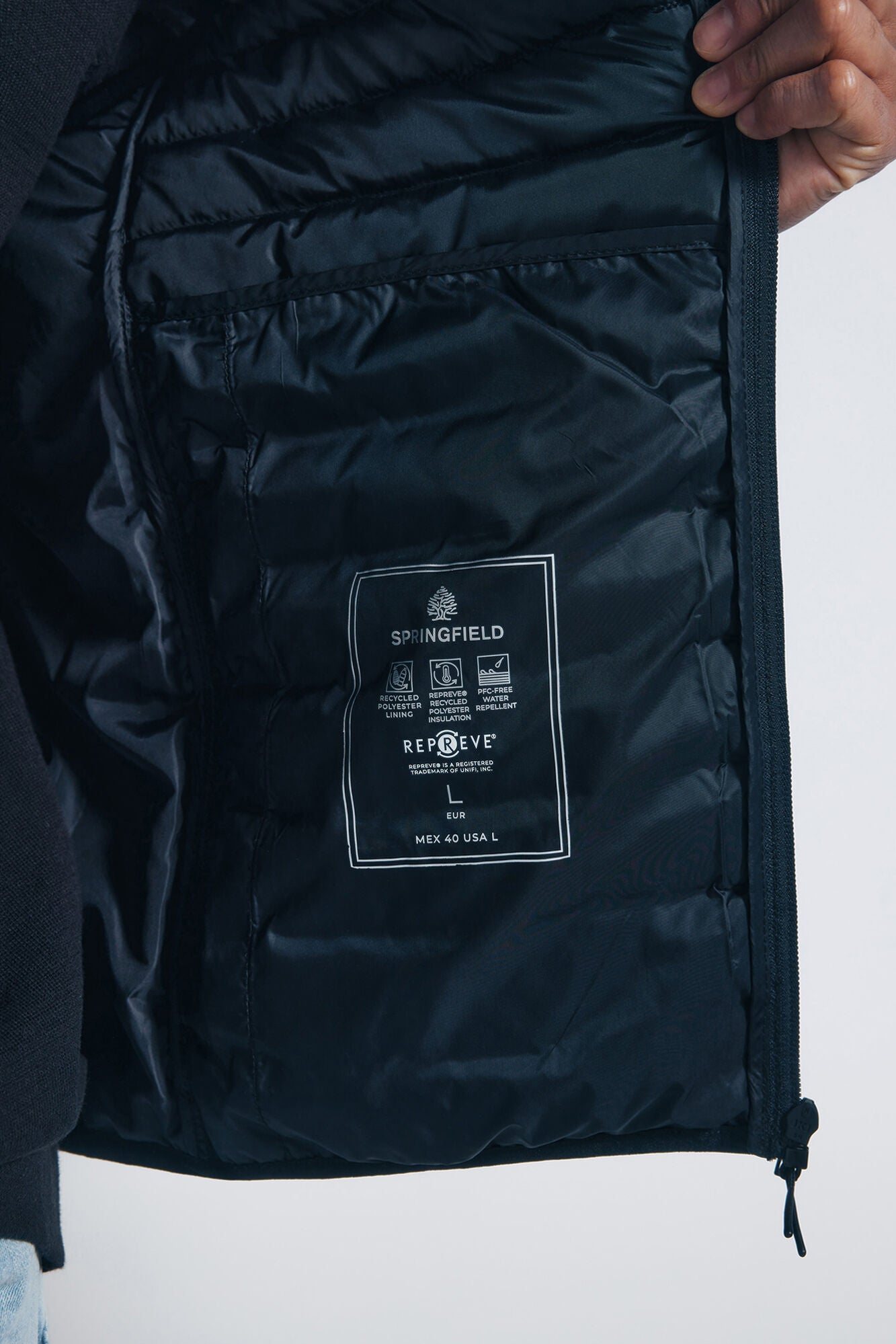 Springfield_Black_Quilted Gilet_0952080_01_03