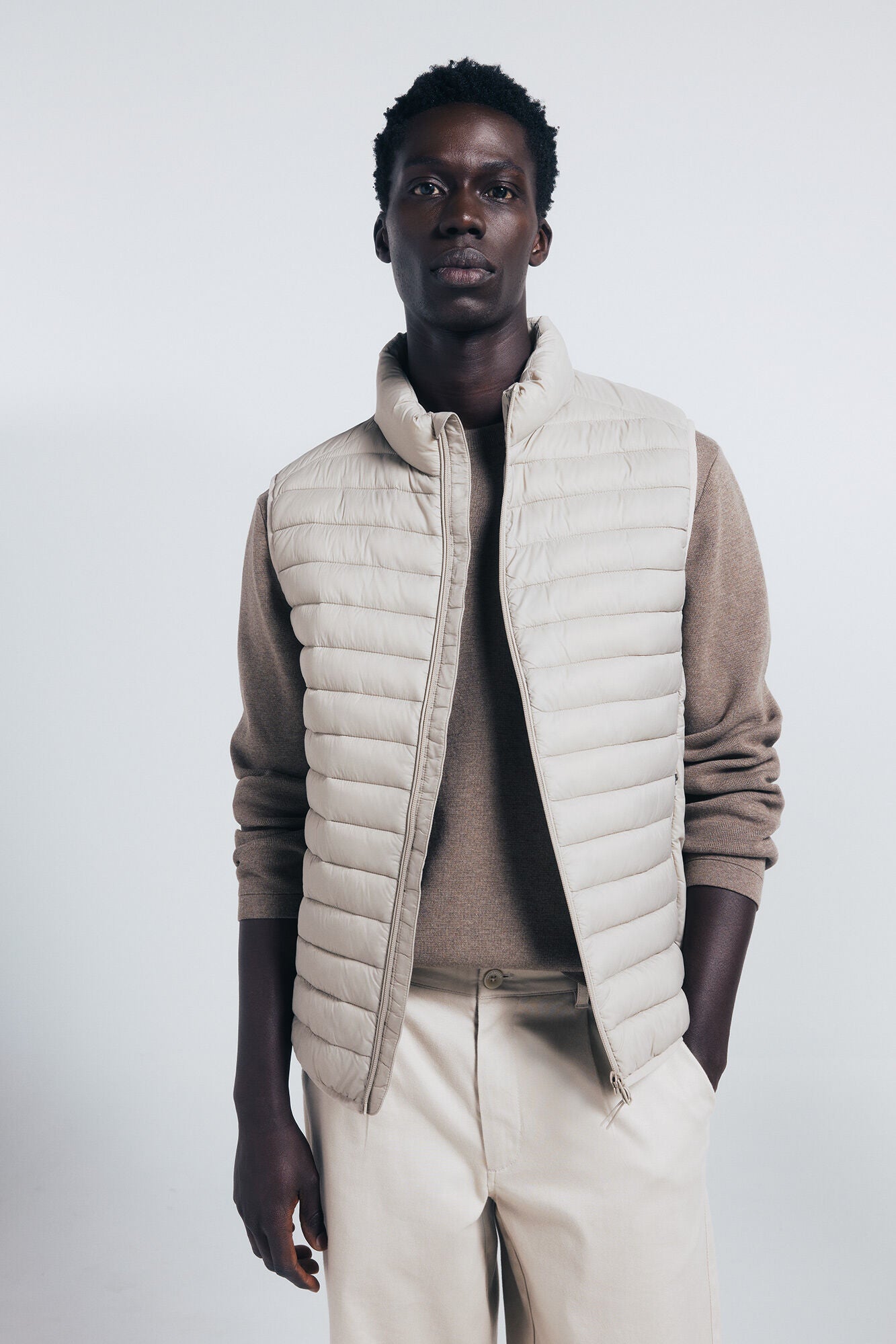 Springfield_Beige_Quilted Gilet_0952080_36_01