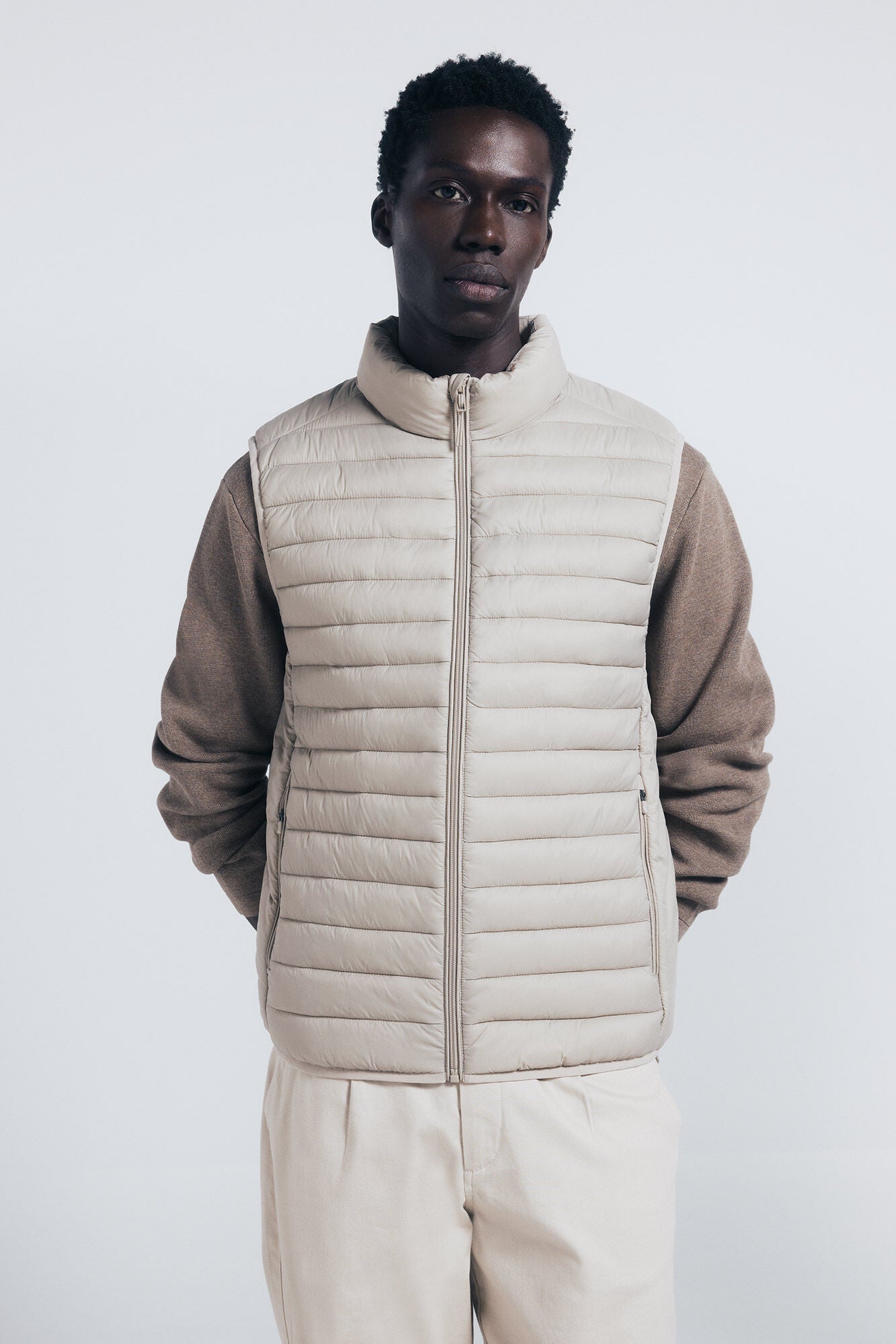 Springfield_Beige_Quilted Gilet_0952080_36_05