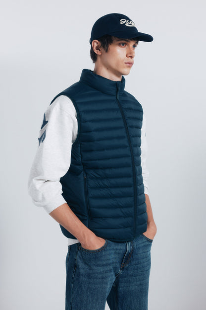 Springfield_Blue_Quilted Gilet_0952080_84_01