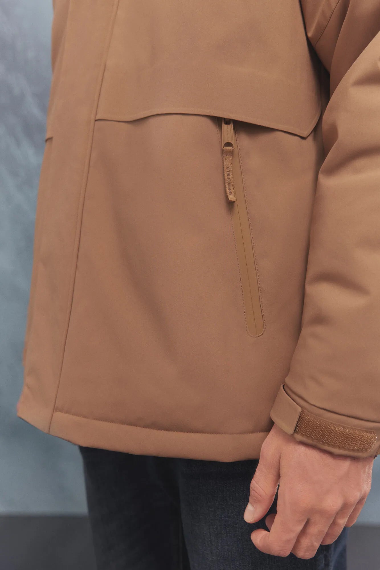 Springfield_Beige/Camel_Thermal Padded Parka_0952081_54_07