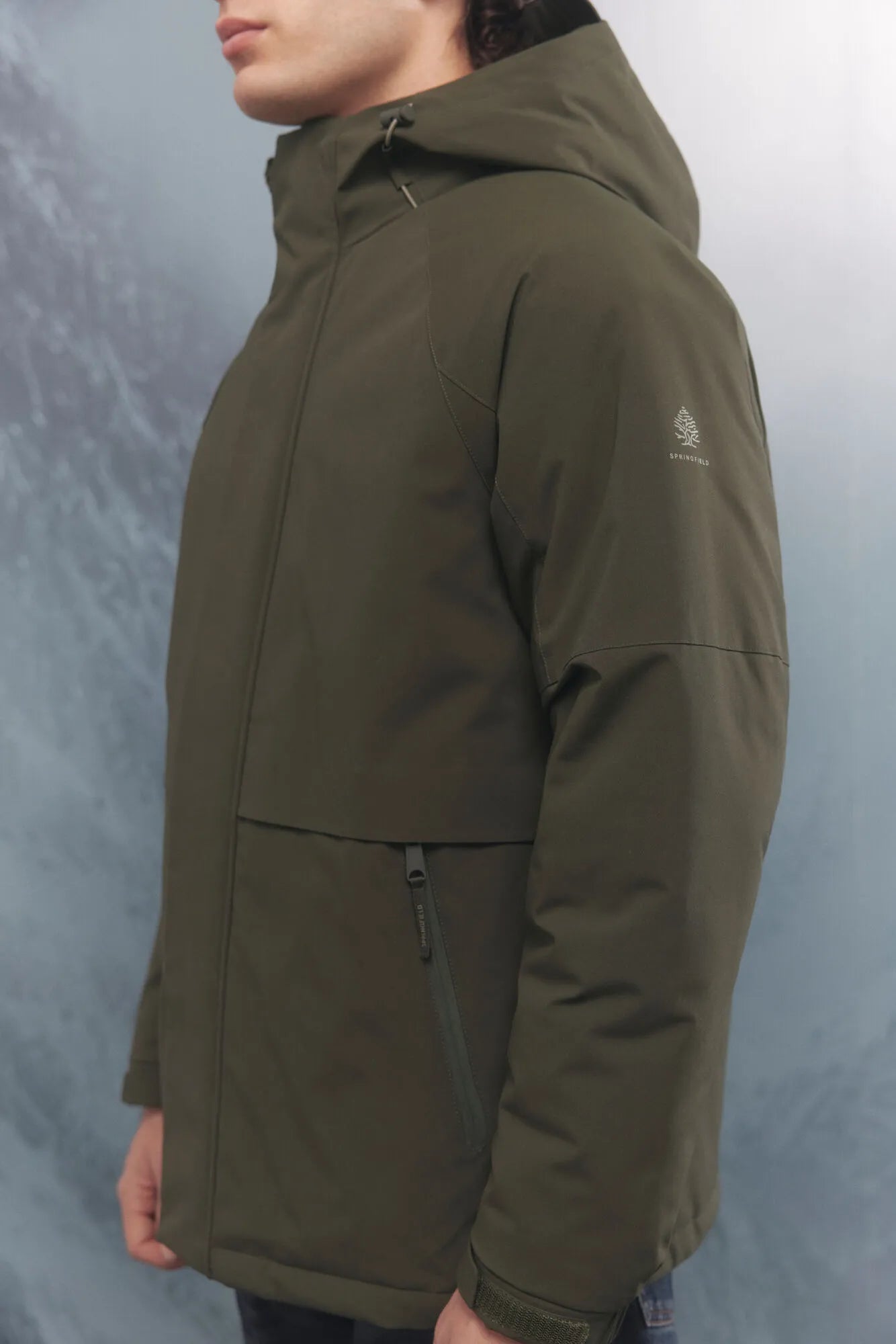Springfield_Dark Khaki_Thermal Padded Parka_0952081_90_05
