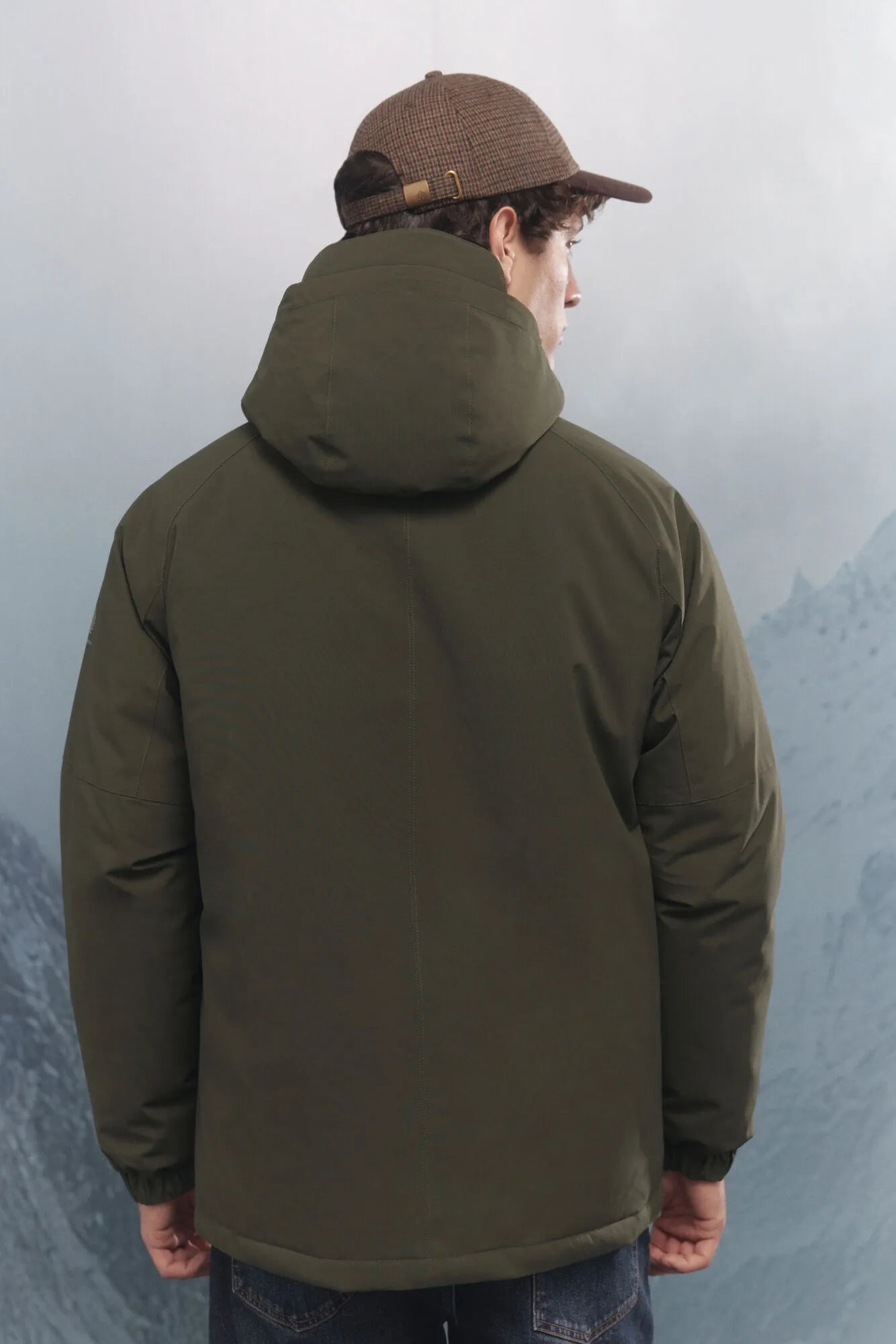 Springfield_Dark Khaki_Thermal Padded Parka_0952081_90_06