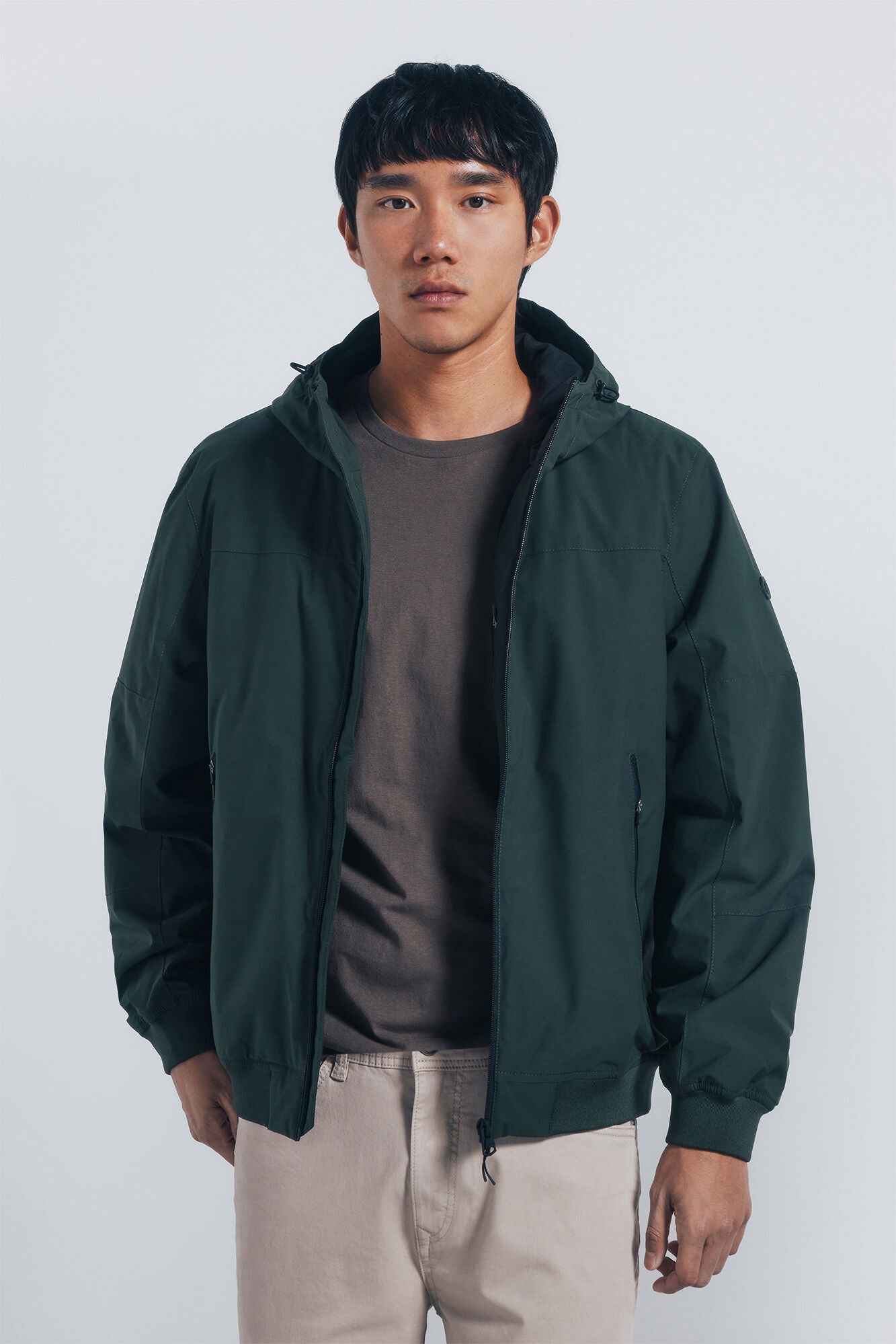 Springfield_Dark Khaki_Puffer Technical Jacket_0952089_90_01