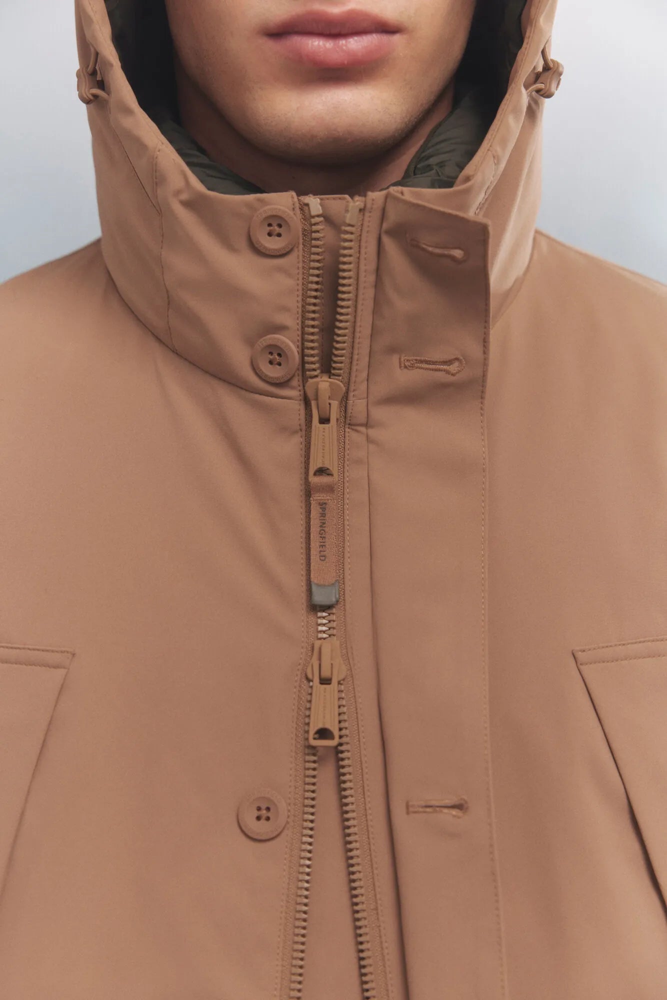 Springfield_Beige/Camel_Thermal Puffer Jacket_0952091_54_02
