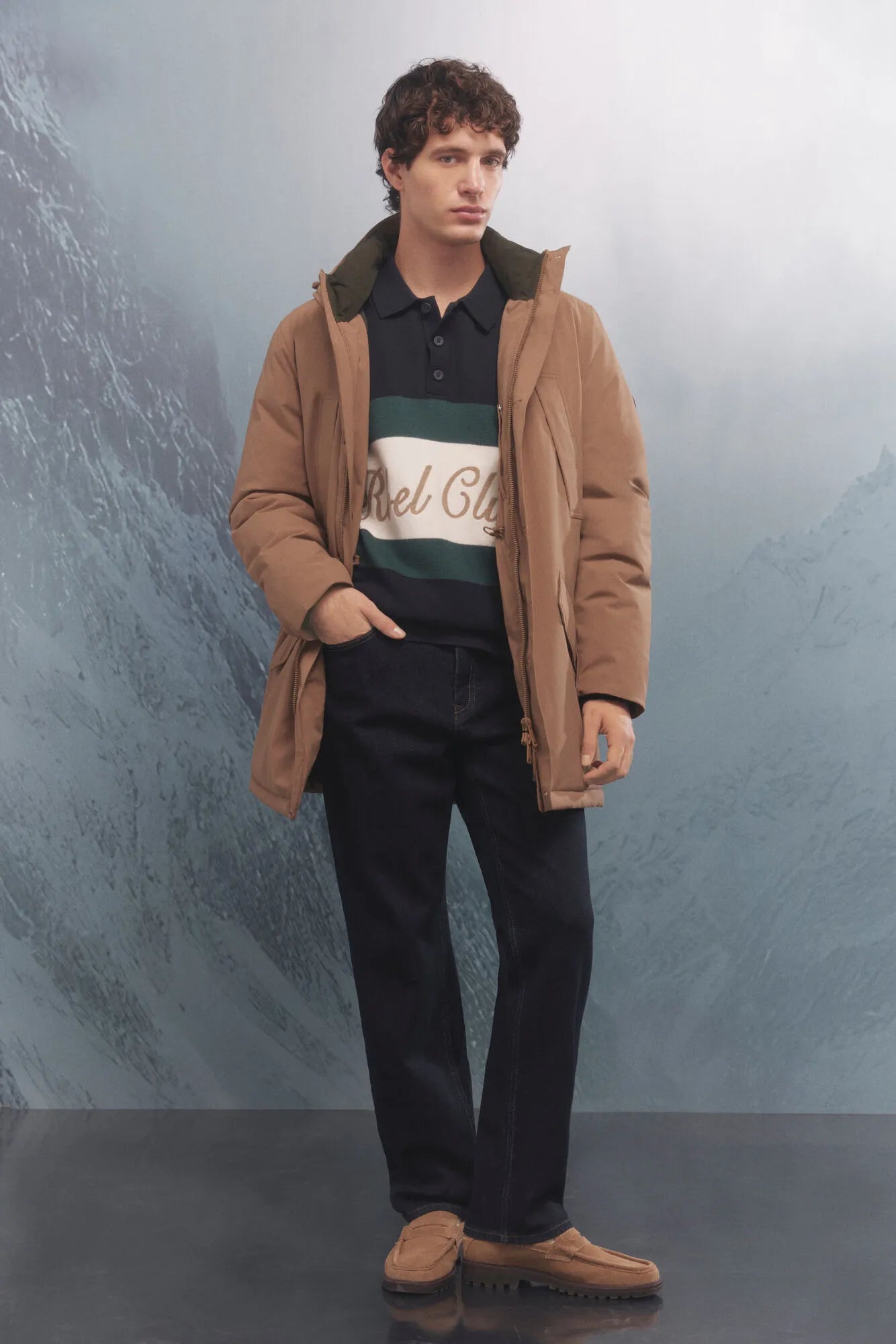 Springfield_Beige/Camel_Thermal Puffer Jacket_0952091_54_05