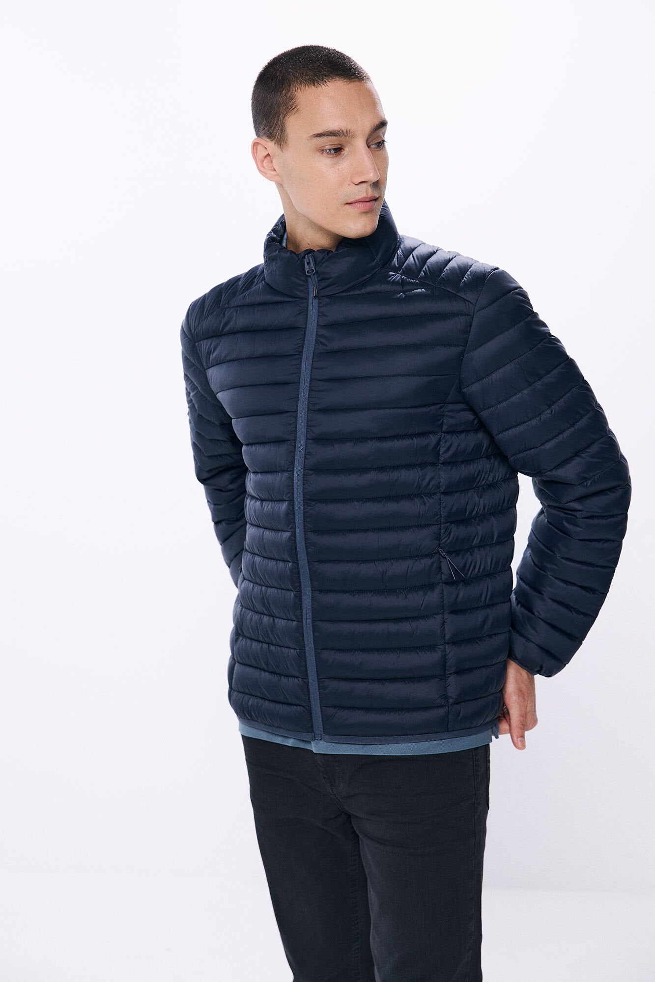 Blue Padded Jacket_0958331_11_01