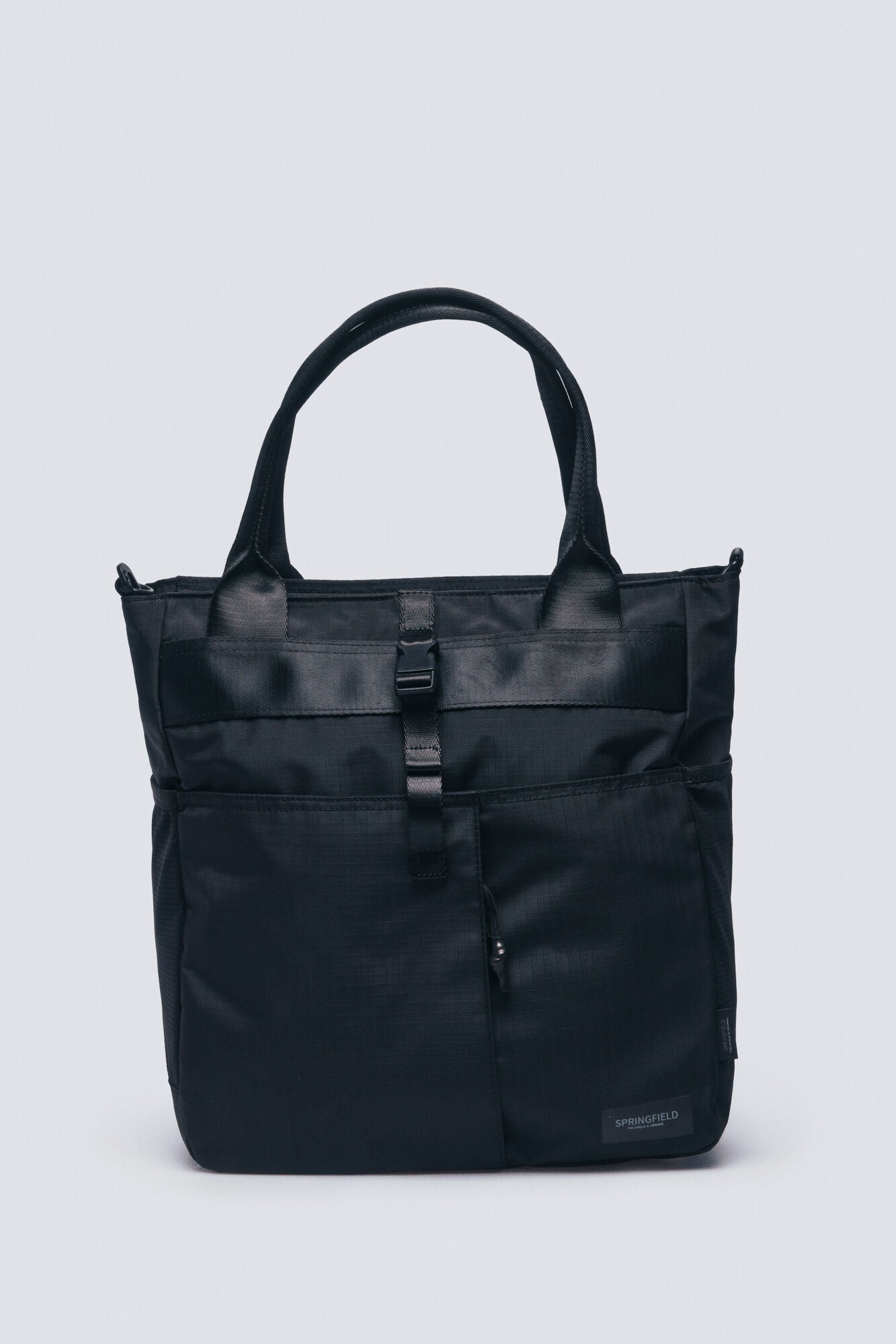 Springfield_Black_Recycled Polyester Trainers Backpack_0962582_01_05