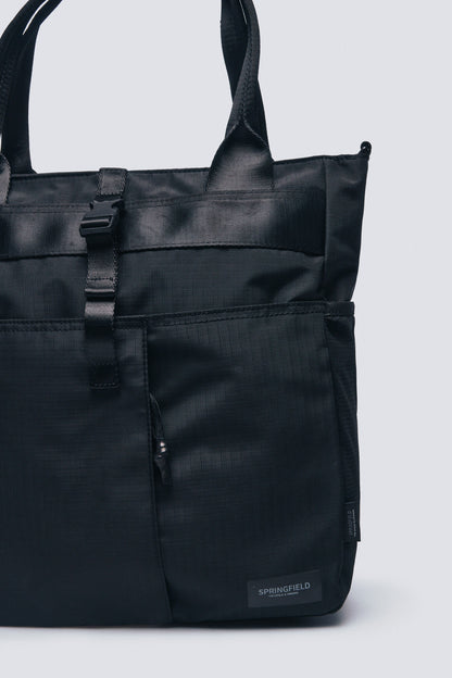 Springfield_Black_Recycled Polyester Trainers Backpack_0962582_01_07