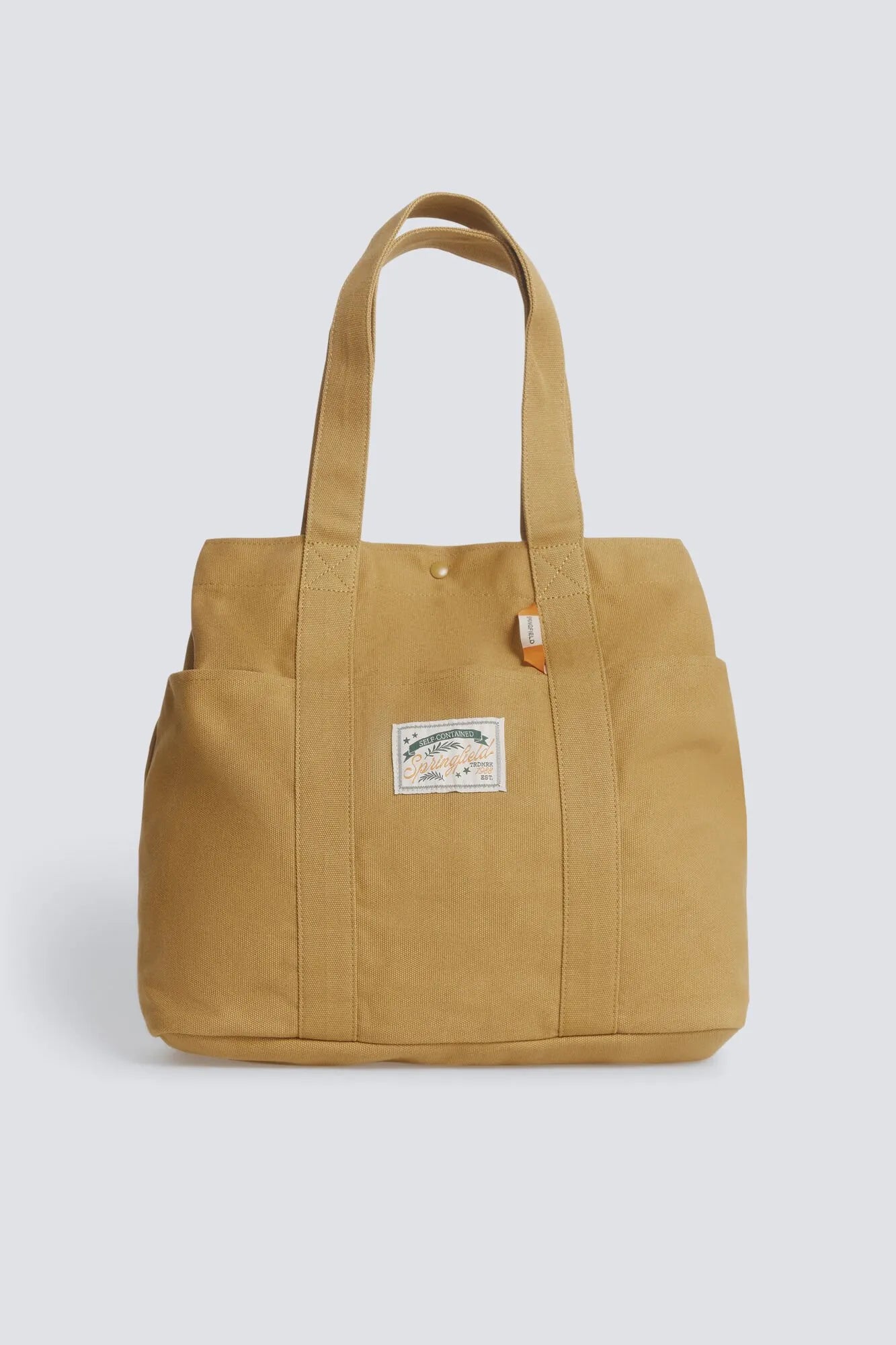 Springfield Beige Men Canvas Travel Bag SKU: 0963847_52 Image 01