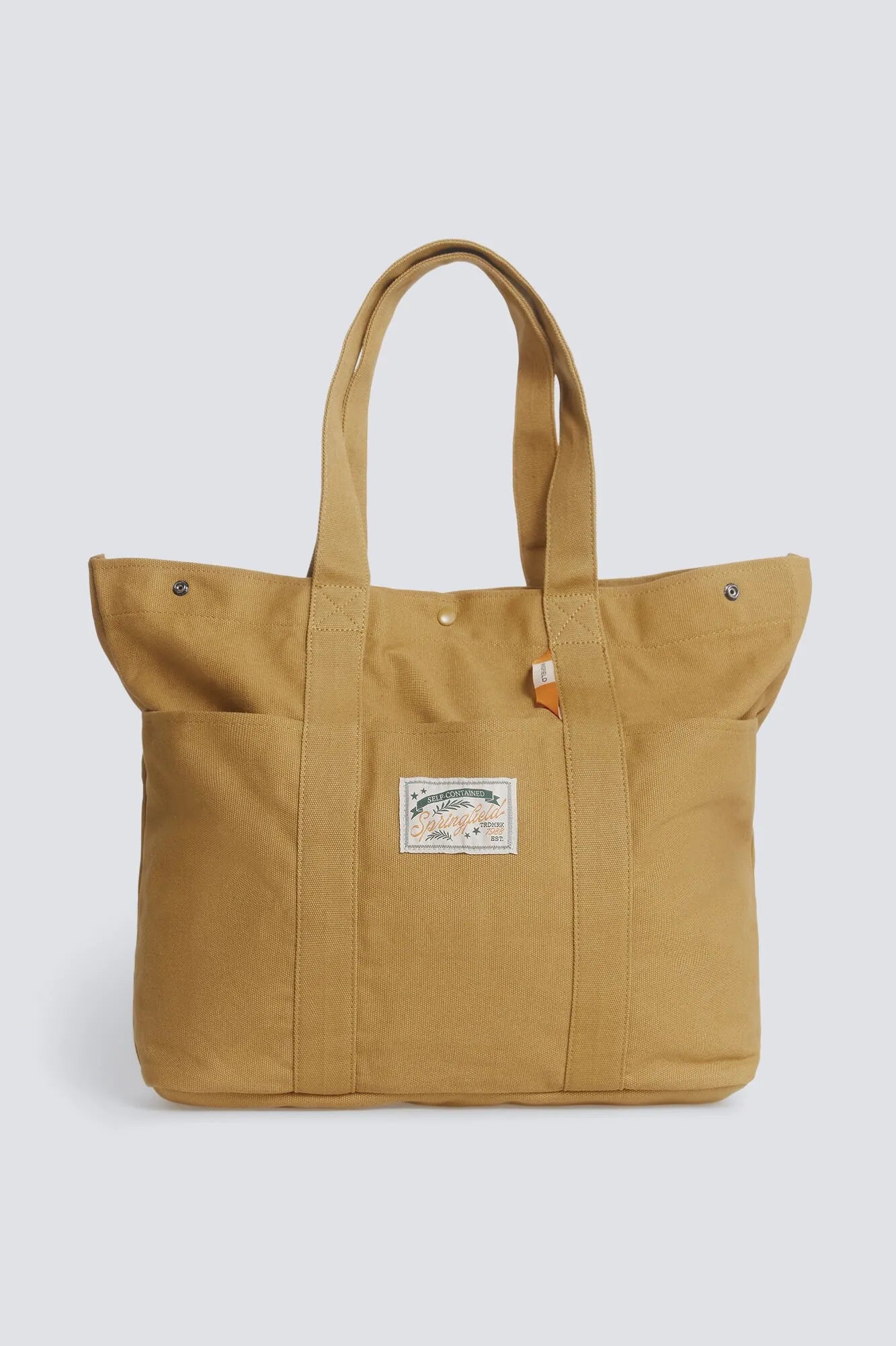 Springfield Beige Men Canvas Travel Bag SKU: 0963847_52 Image 02