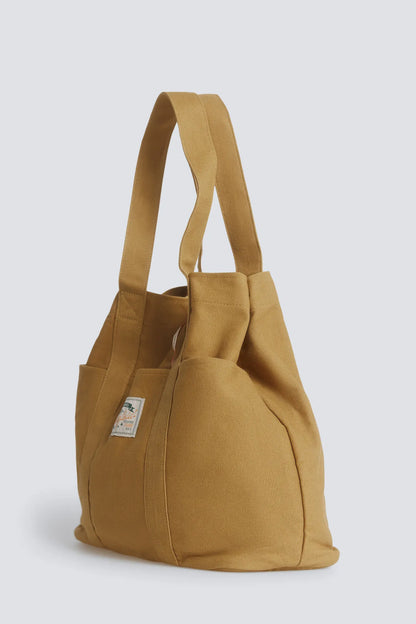 Springfield Beige Men Canvas Travel Bag SKU: 0963847_52 Image 06