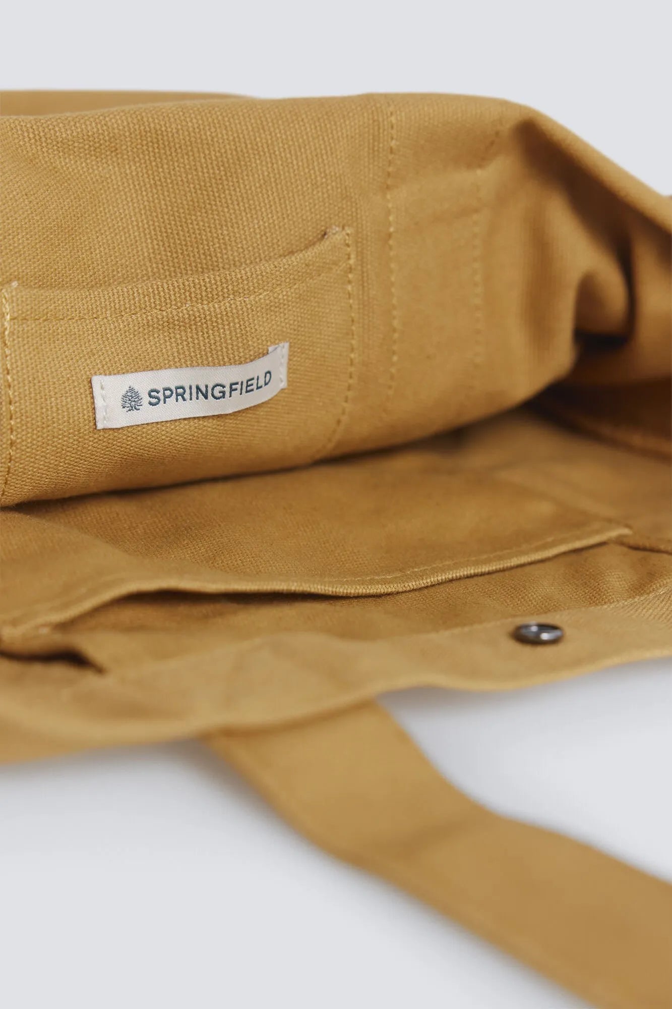 Springfield Beige Men Canvas Travel Bag SKU: 0963847_52 Image 07