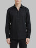 Springfield Black Men Linen Shirt SKU: 0993395_01 Image 00