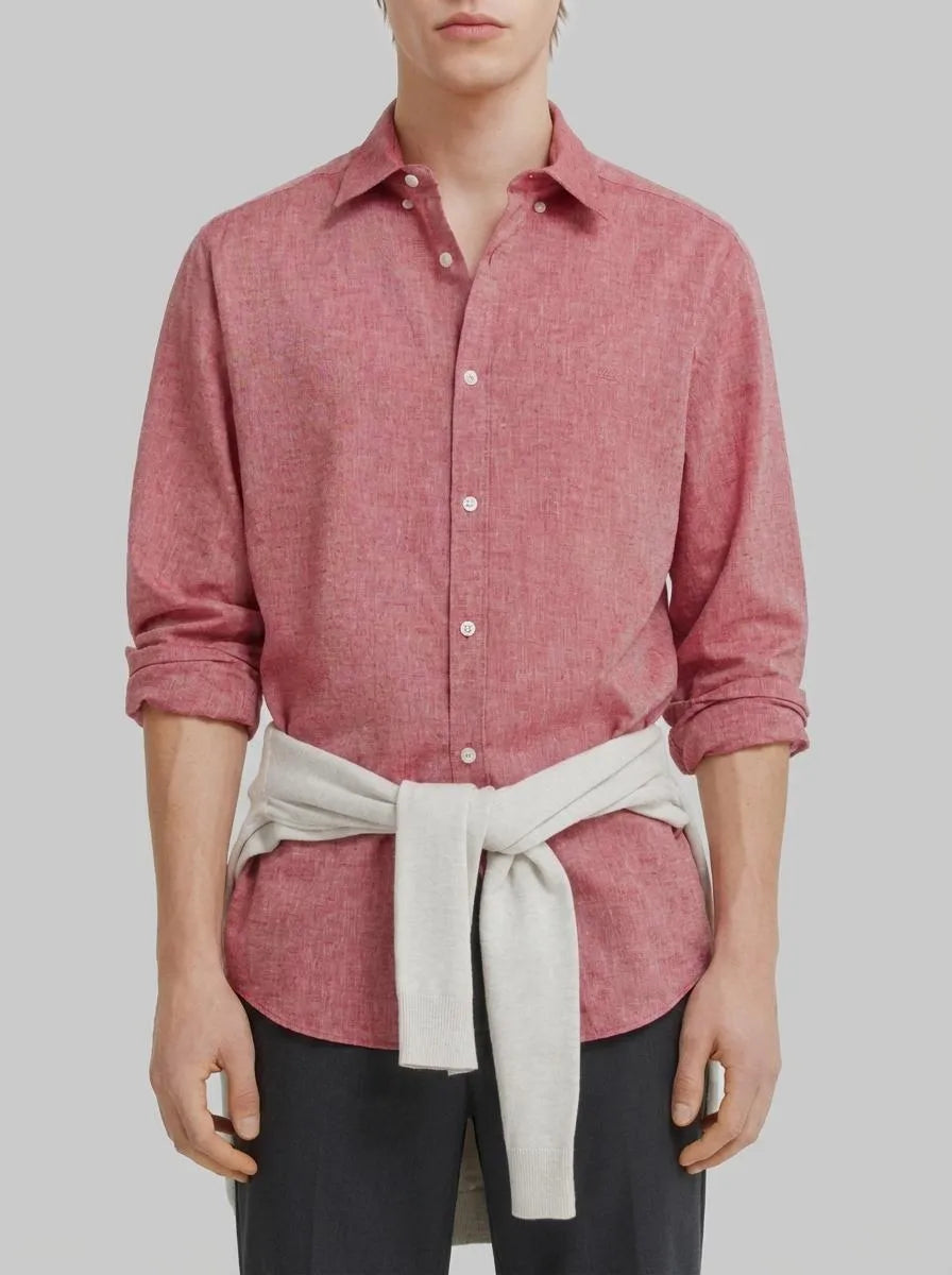 Springfield Red Men Linen Shirt SKU: 0993395_60 Image 00