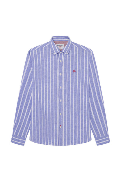 Striped Linen Blend Shirt_0997754_80_02