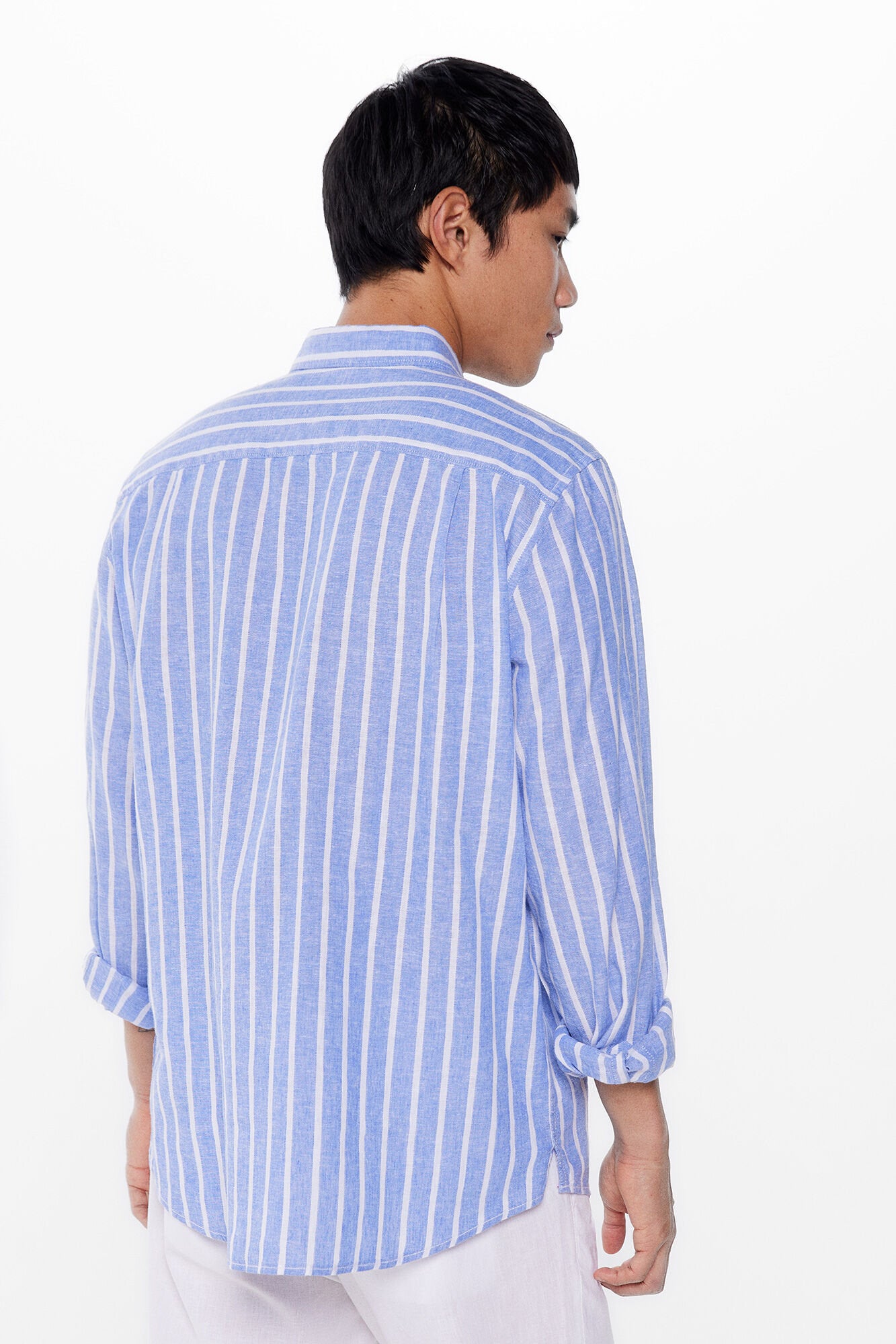 Striped Linen Blend Shirt_0997754_80_04