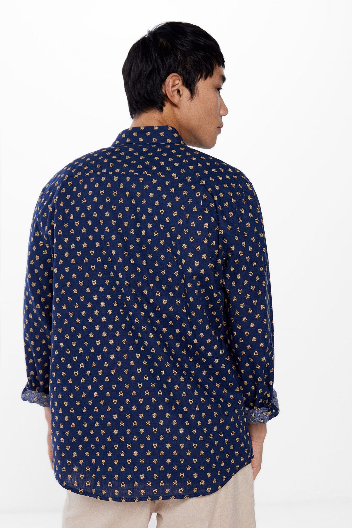 Patterened Button Down Shirt_0997755_12_05