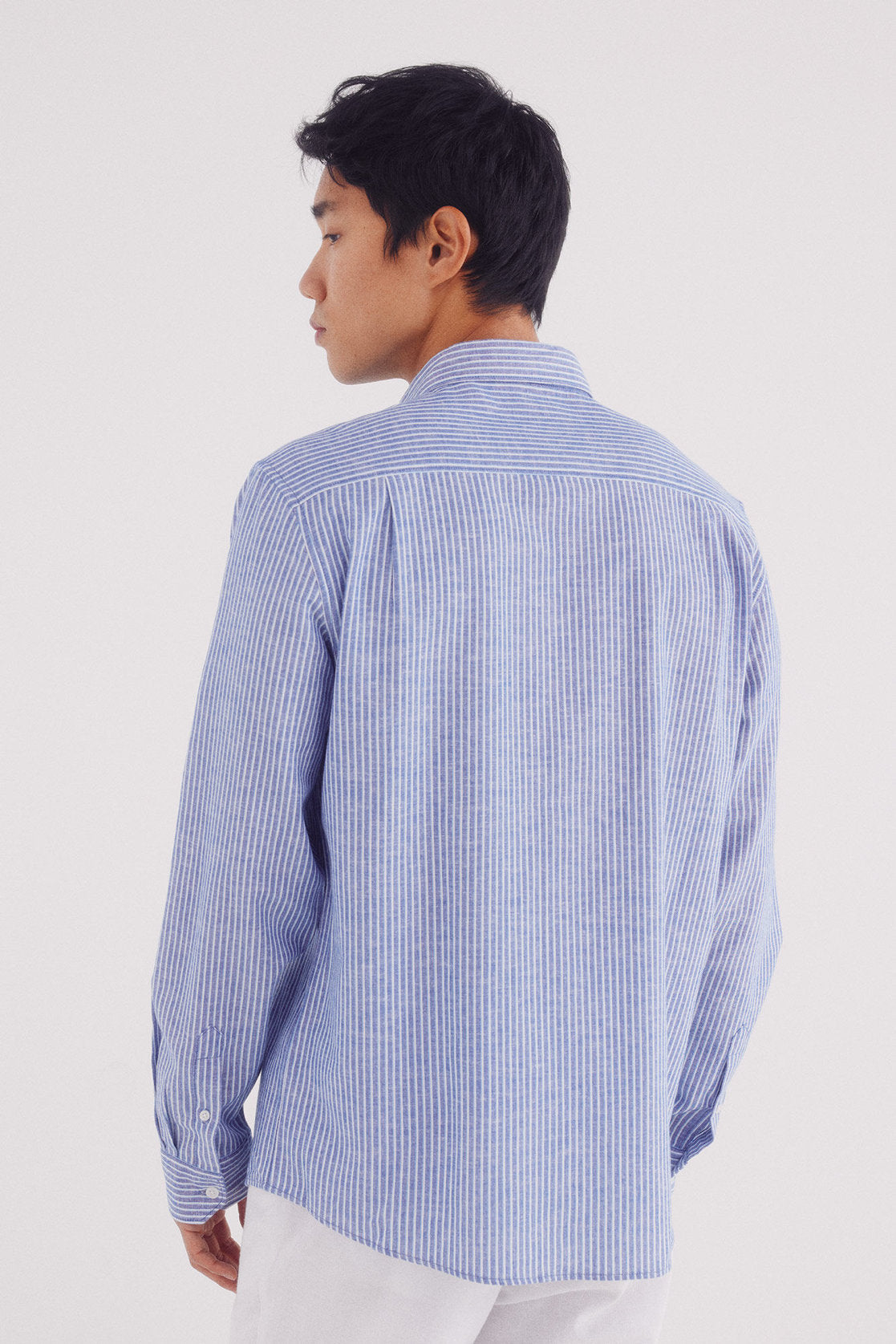 Springfield_Striped Linen Shirt_0999062_12_04