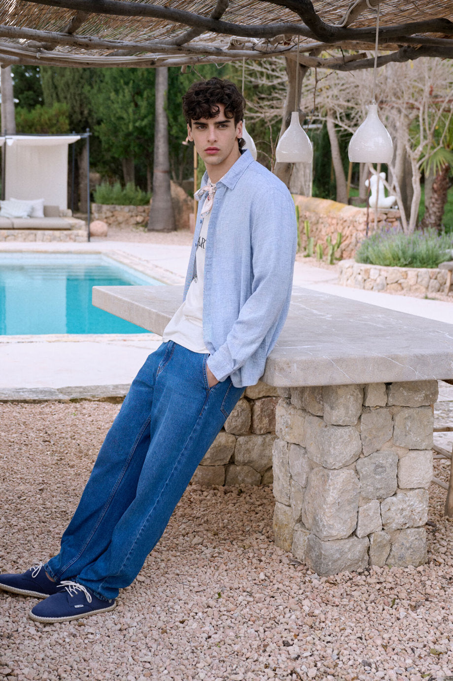 Springfield_Linen Linen Polo Shirt Thread By Thread_0999063_12_02